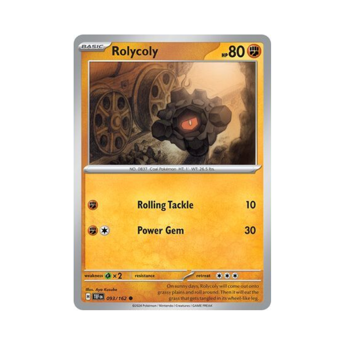 포켓몬 TCG 탄동 C 템포럴 포시스 (영문판)(Pokemon TCG Rolycoly C Temporal Forces (English Ver.)) - 1