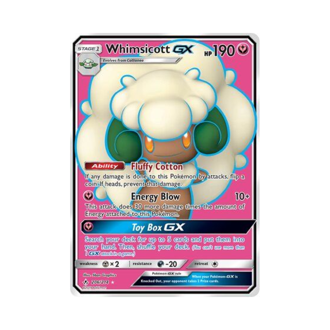 포켓몬 TCG 엘풍 GX RU 언브로큰 본즈 (영문판)(Pokemon TCG Whimsicott GX RU Unbroken Bonds (English Ver.)) - 1