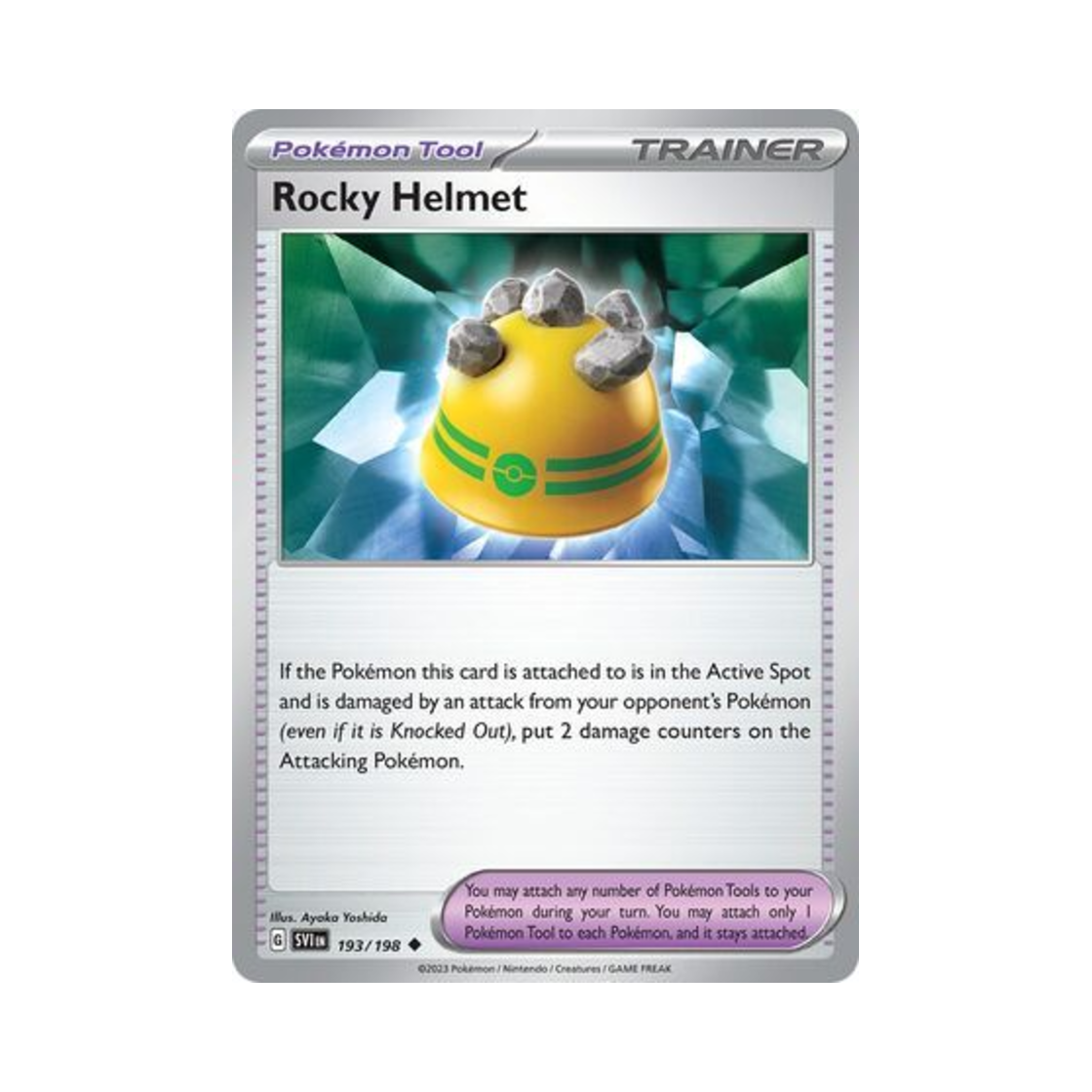 포켓몬 TCG 울퉁불퉁멧 U 스칼렛 & 바이올렛 (영문판)(Pokemon TCG Rocky Helmet U Scarlet & Violet (English Ver.)) - 1