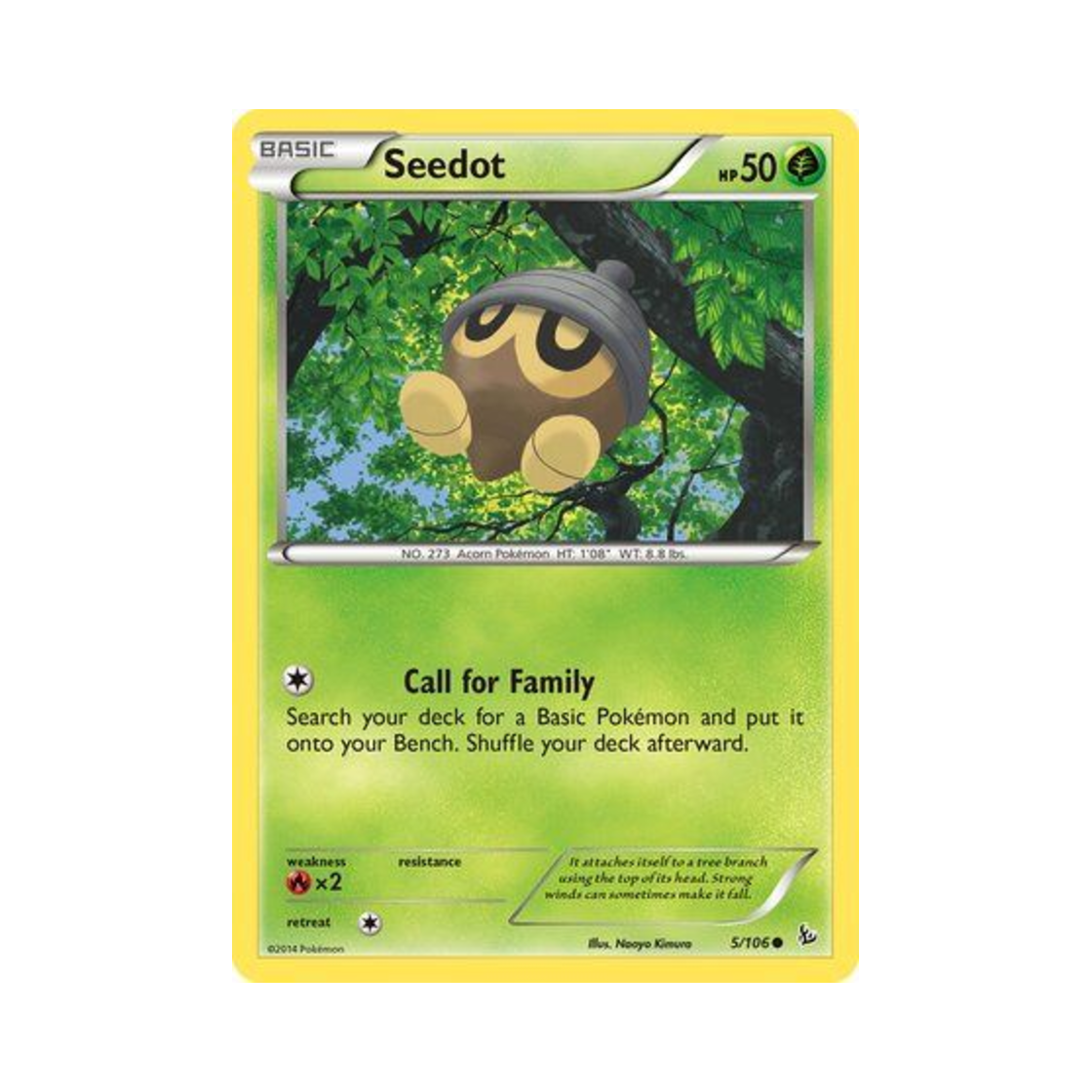 포켓몬 TCG 도토링 C 플래시파이어 (영문판)(Pokemon TCG Seedot C Flashfire (English Ver.)) - 1