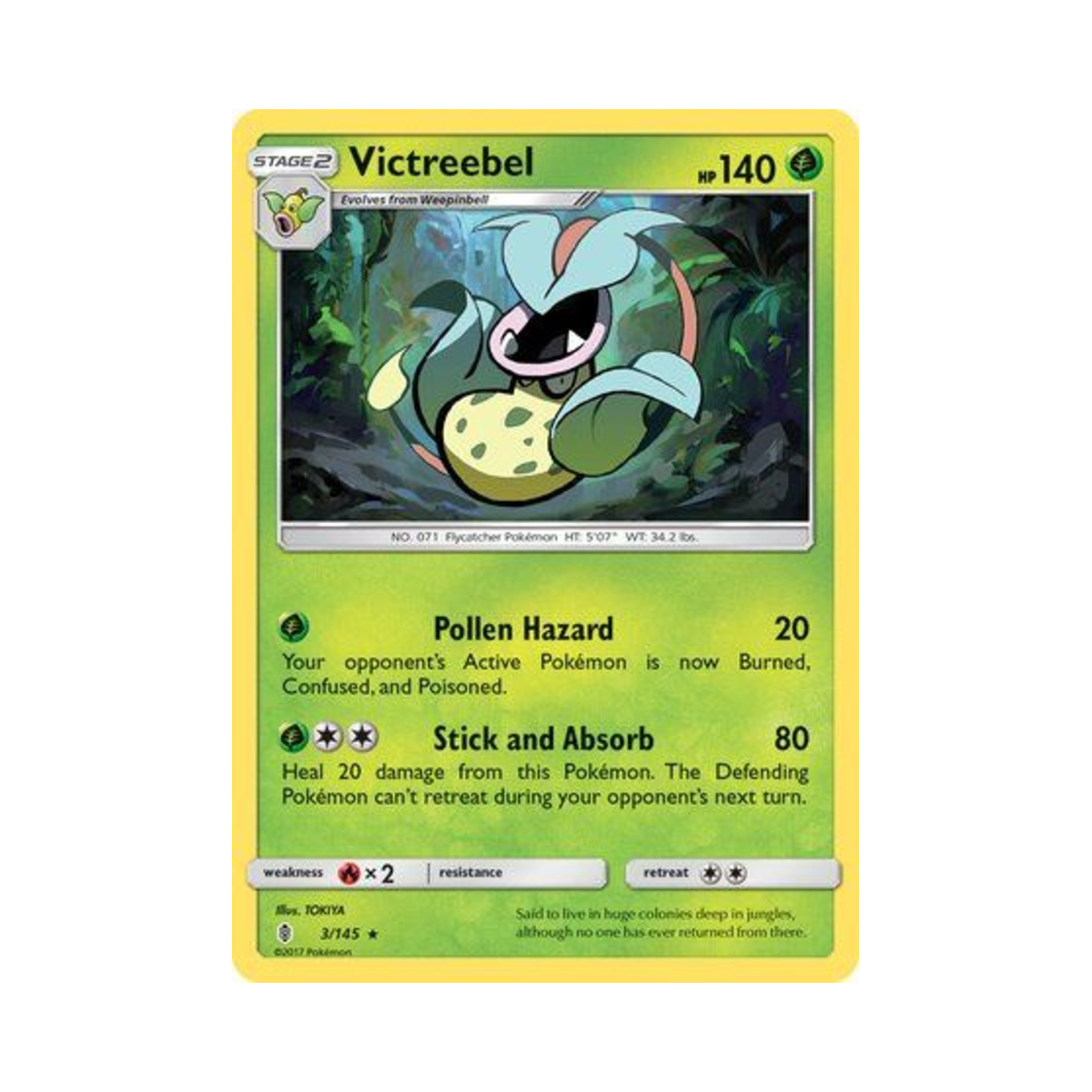 포켓몬 TCG 우츠보트 R 가디언스 라이징 (영문판)(Pokemon TCG Victreebel R Guardians Rising (English Ver.)) - 1
