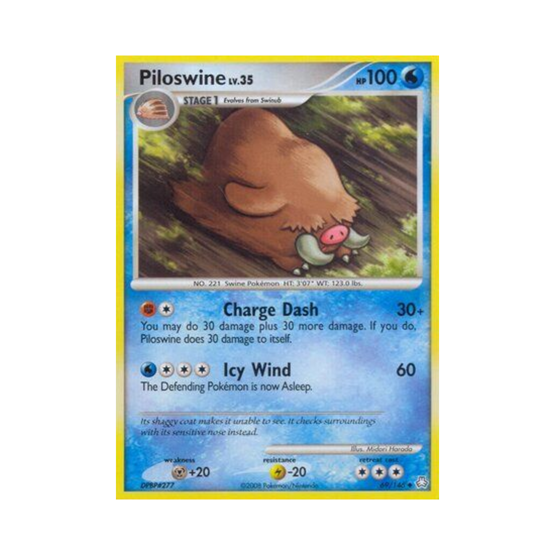 포켓몬 TCG 메꾸리 U 레전드 어웨이크드 (영문판)(Pokemon TCG Piloswine U Legends Awakened (English Ver.)) - 1