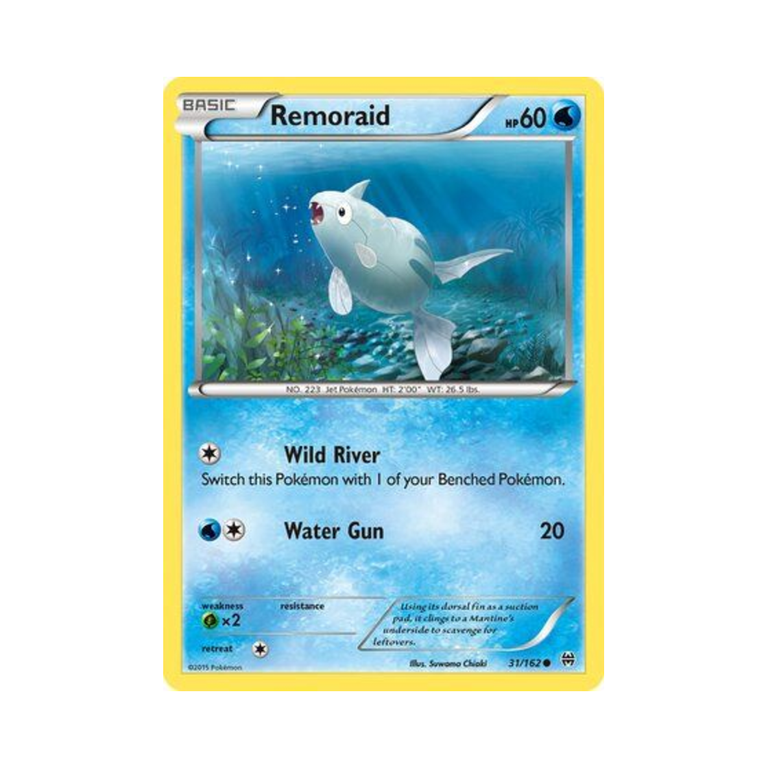 포켓몬 TCG 총어 C 브레이크스루 (영문판)(Pokemon TCG Remoraid C BREAKthrough (English Ver.))