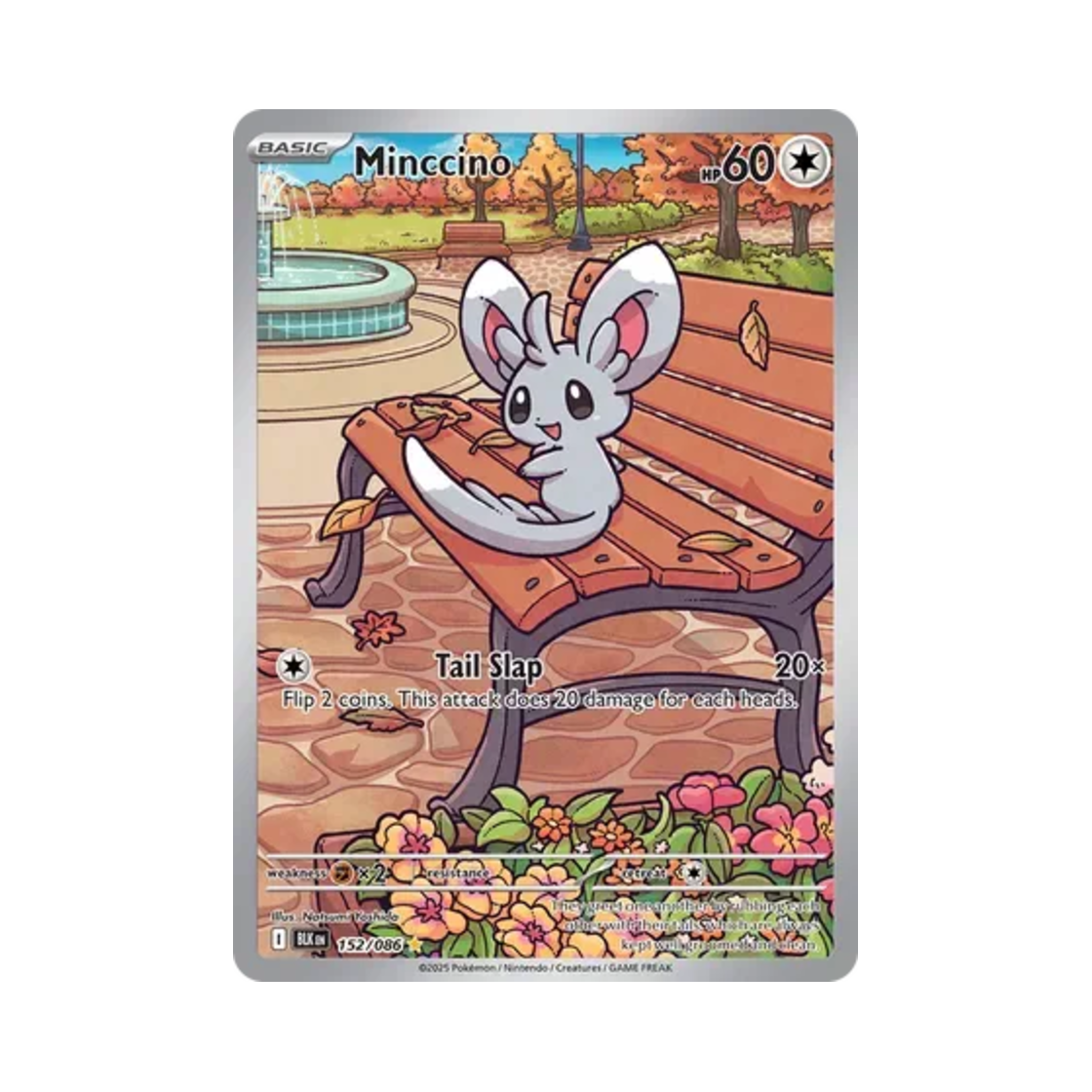 포켓몬 TCG 치라미 IR 블랙볼트 (영문판)(Pokemon TCG Minccino IR Black Bolt (English Ver.)) - 1