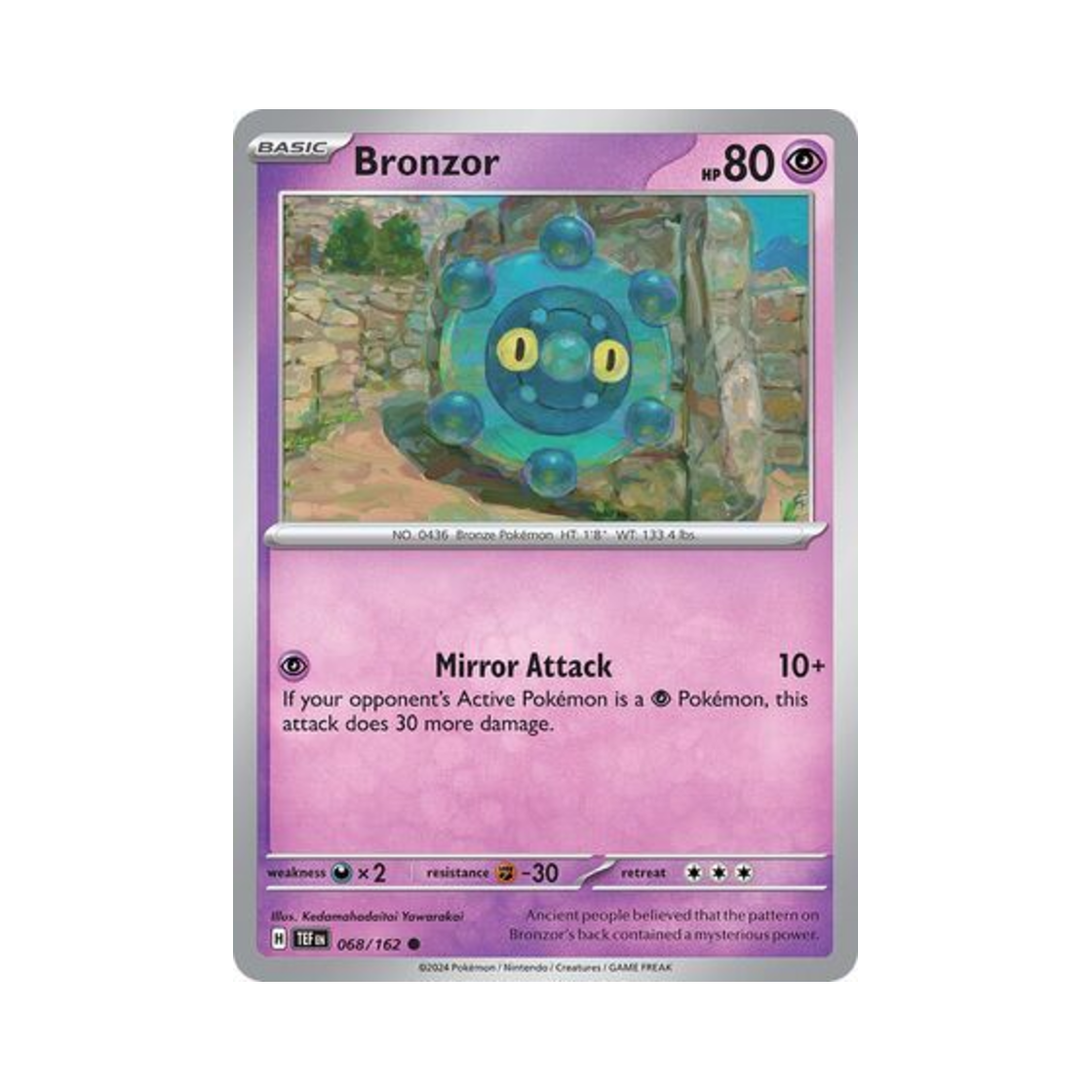 포켓몬 TCG 동미러 C 템포럴 포시스 (영문판)(Pokemon TCG Bronzor C Temporal Forces (English Ver.)) - 1