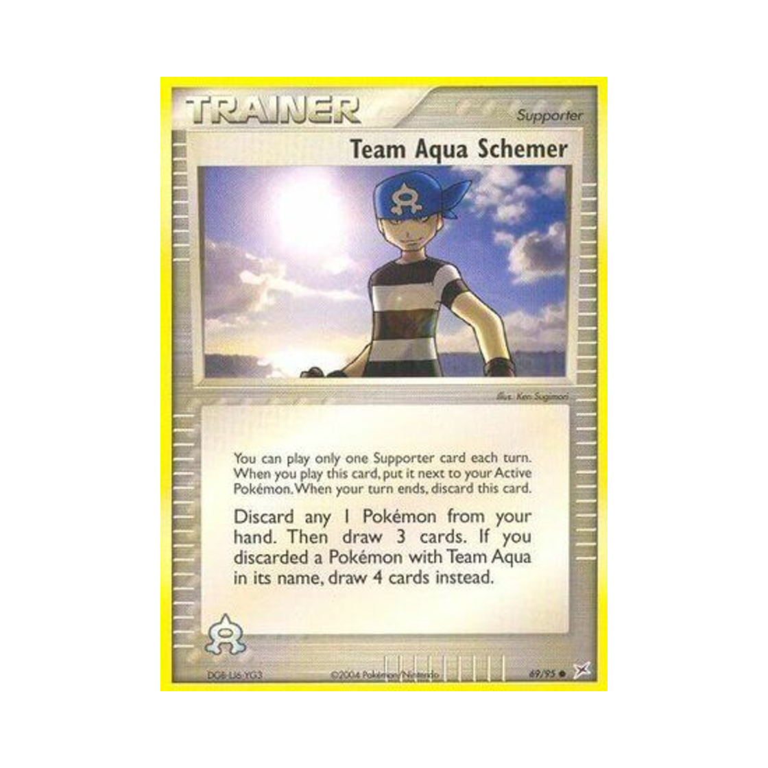 포켓몬 TCG 아쿠아단 스키머 C EX 마그마단 vs 아쿠아단 (영문판)(Pokemon TCG Team Aqua Schemer C EX Team Magma vs Team Aqua (English Ver.))