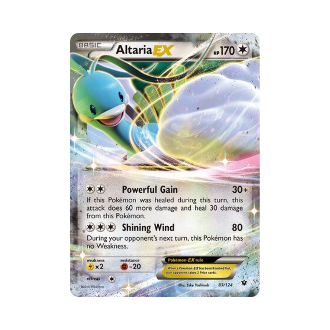 포켓몬 TCG 파비코리 EX RHE 페이츠 컬라이드 (영문판)(Pokemon TCG Altaria EX RHE Fates Collide (English Ver.))