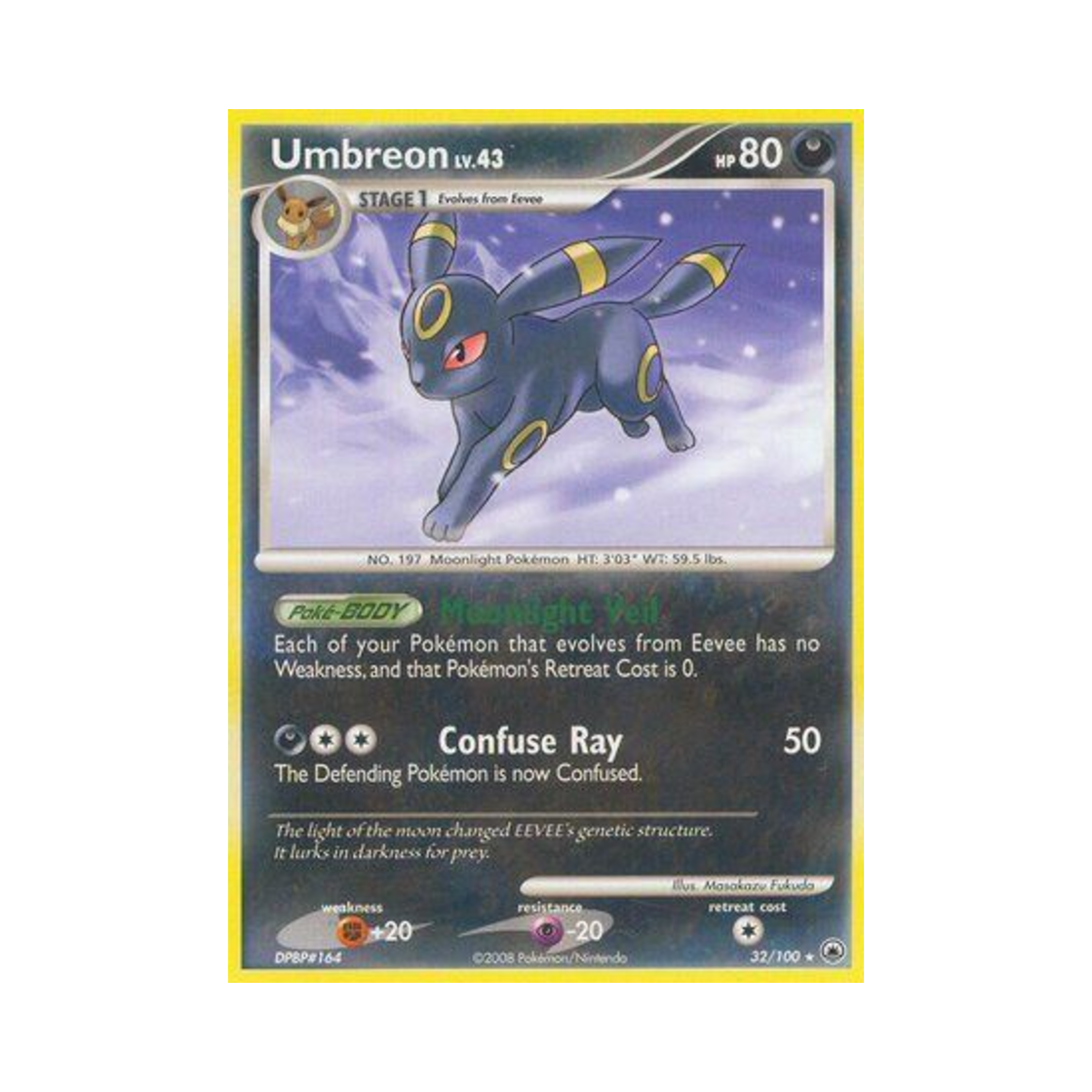 포켓몬 TCG 블래키 R 마제스티 던 (영문판)(Pokemon TCG Umbreon R Majestic Dawn (English Ver.)) - 1