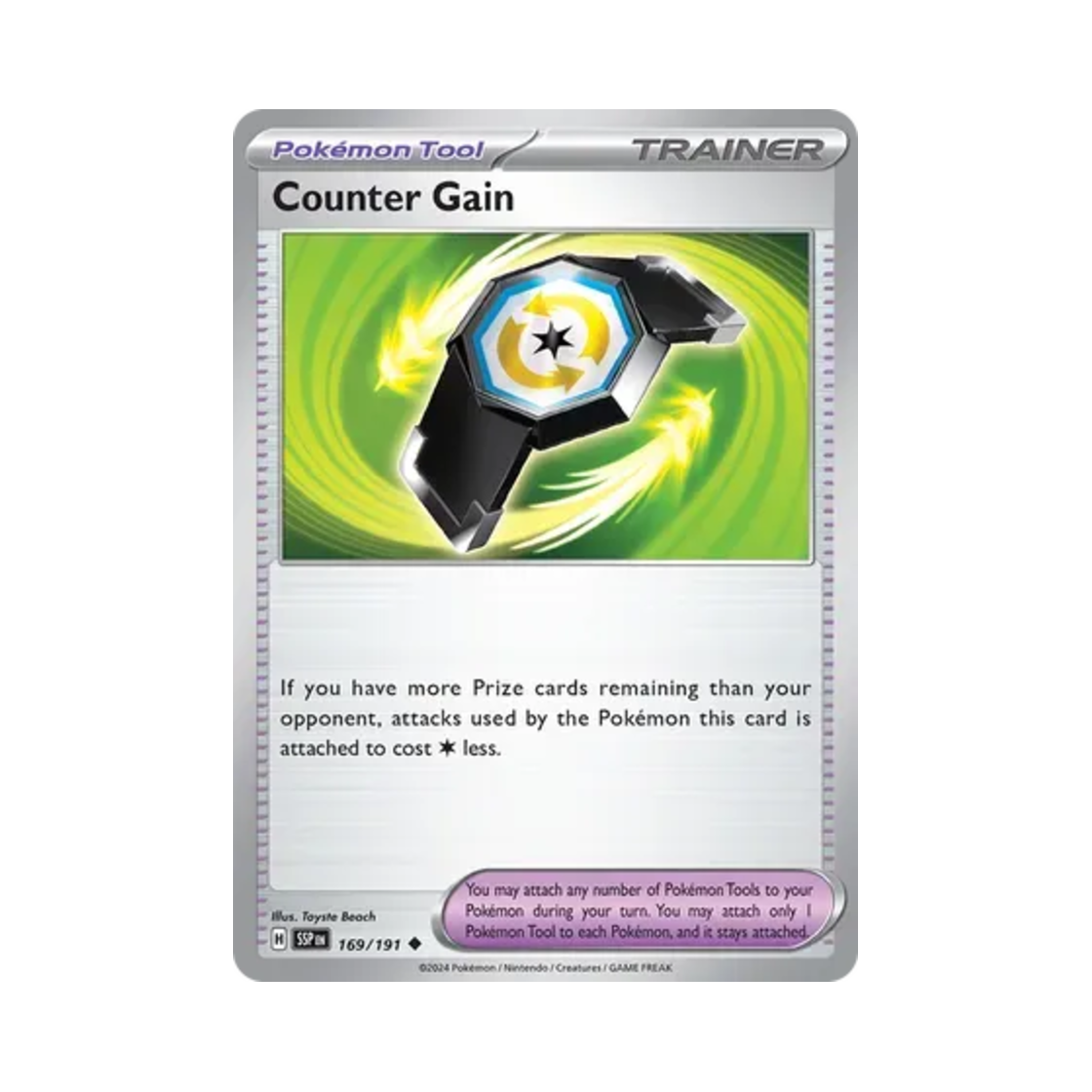 포켓몬 TCG 카운터 게인 U 서징 스파크 (영문판)(Pokemon TCG Counter Gain U Surging Sparks (English Ver.)) - 1