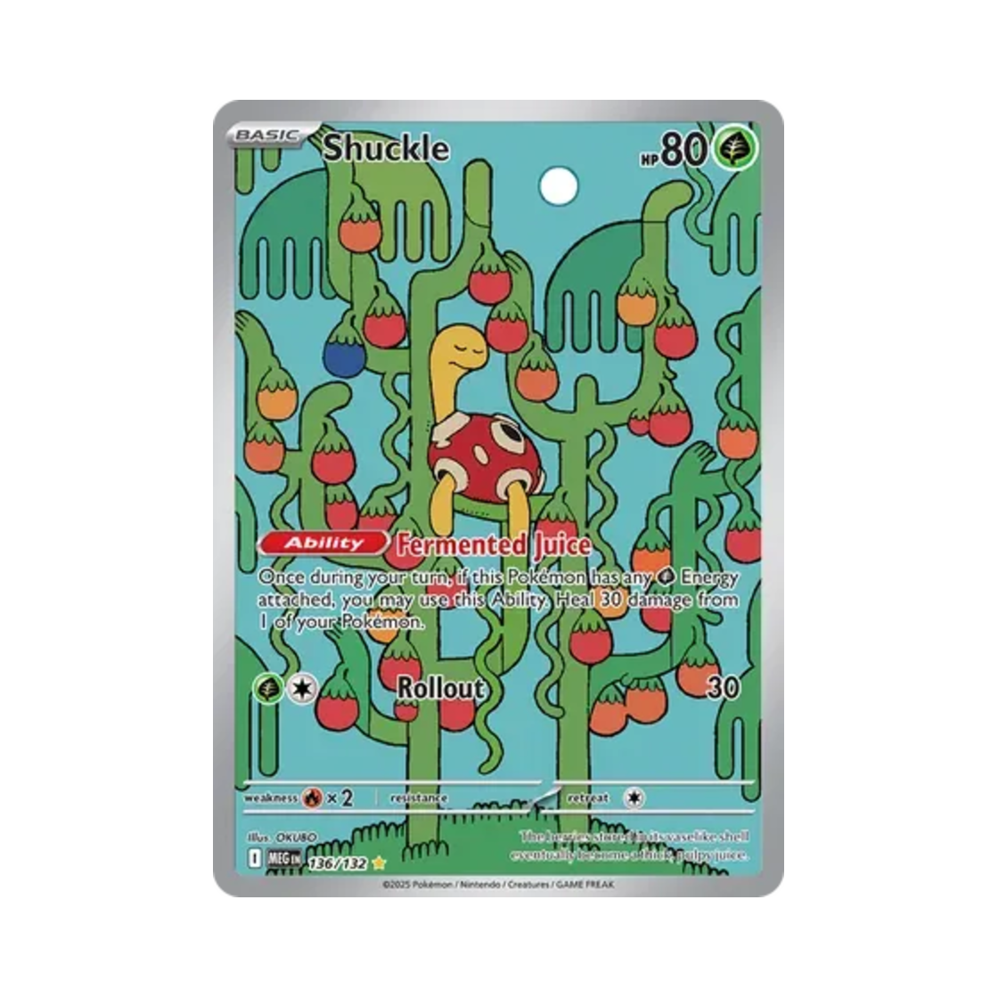 포켓몬 TCG 단단지 IR 메가 에볼루션 (영문판)(Pokemon TCG Shuckle IR Mega Evolution (English Ver.))
