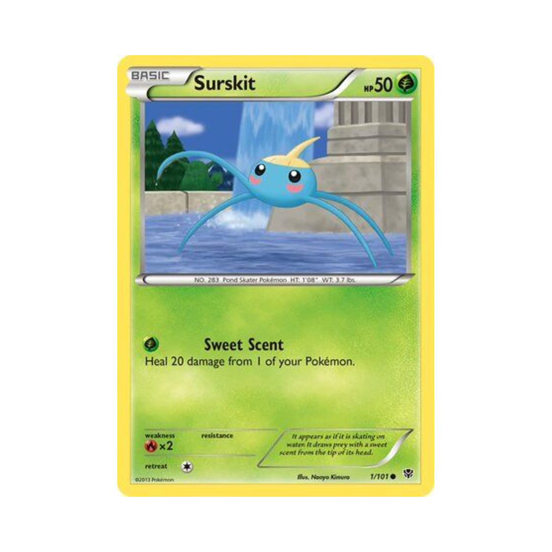 포켓몬 TCG 비구술 C 플라스마 블라스트 (영문판)(Pokemon TCG Surskit C Plasma Blast (English Ver.)) - 1