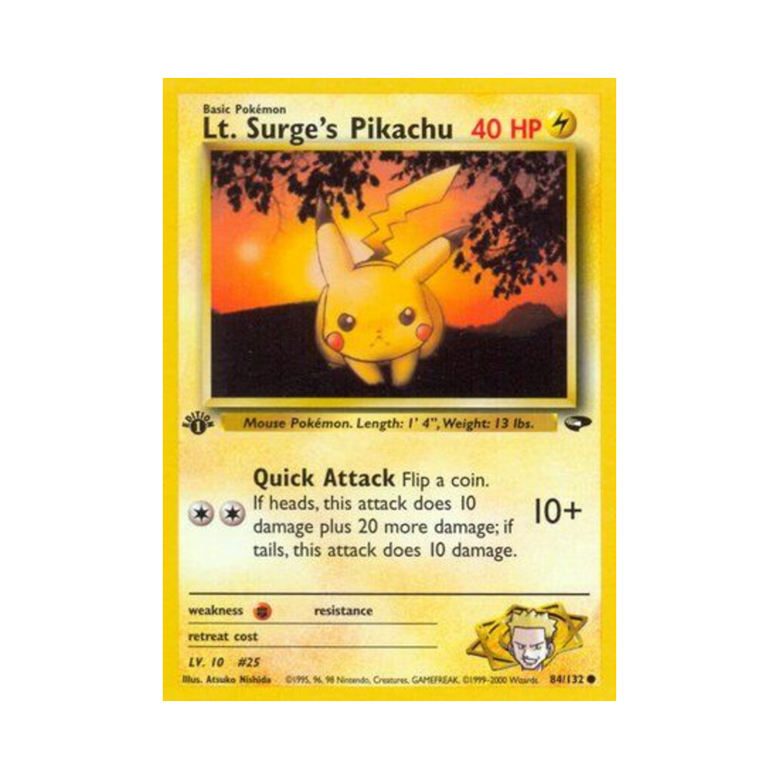 포켓몬 TCG 마티스의 피카츄 C 짐 첼린지 (영문판)(Pokemon TCG Lt. Surge's Pikachu C Gym Challenge (English Ver.)) - 1