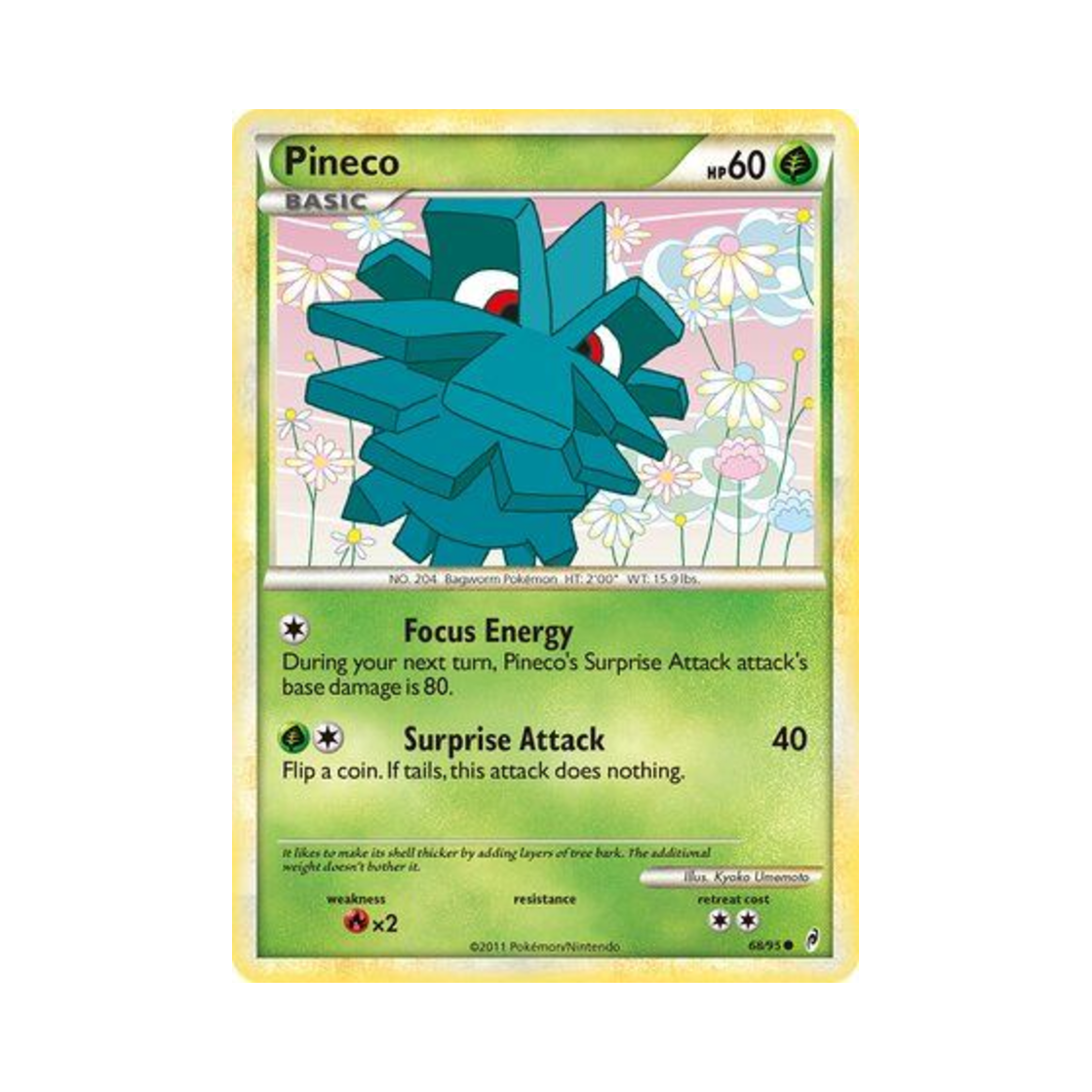 포켓몬 TCG 피콘 C 콜 오브 레전즈 (영문판)(Pokemon TCG Pineco C Call of Legends (English Ver.)) - 1