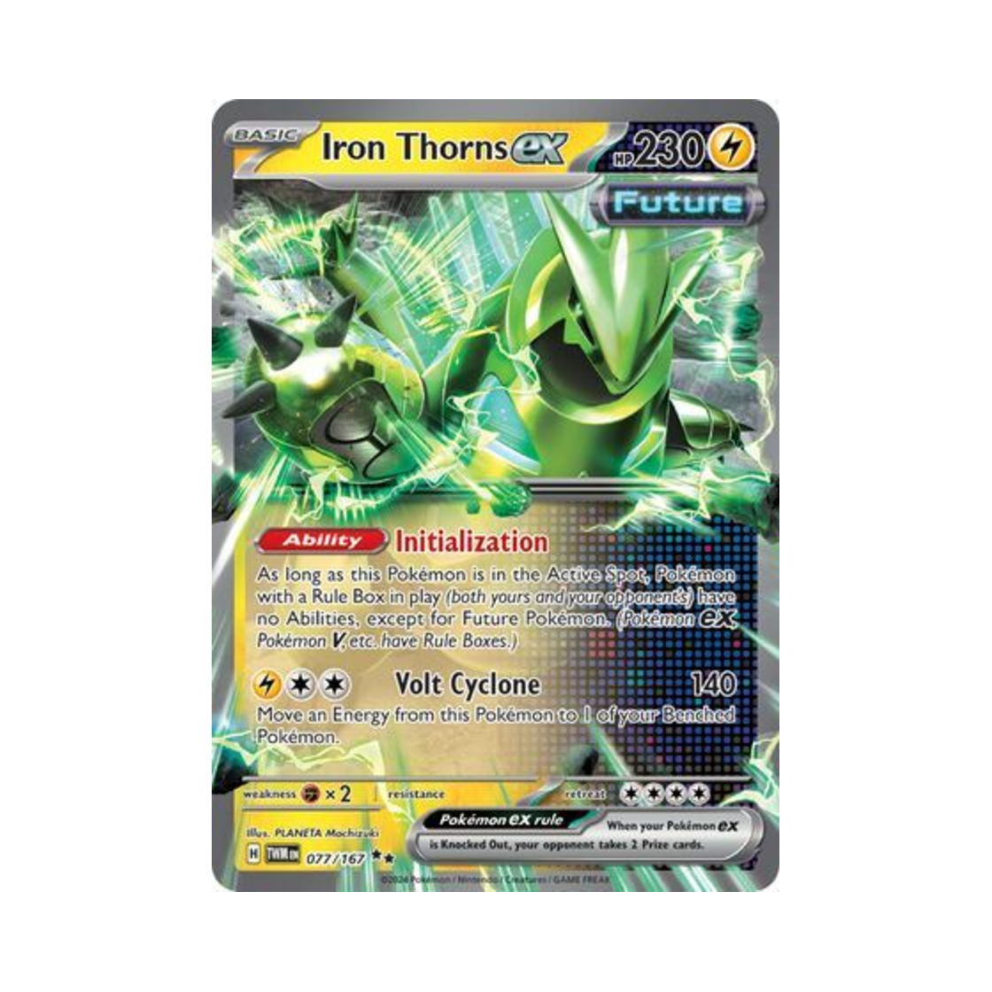 포켓몬 TCG 무쇠가시 ex DR 트와일라잇 마스커레이드 (영문판)(Pokemon TCG Iron Thorns ex DR Twilight Masquerade (English Ver.)) - 1
