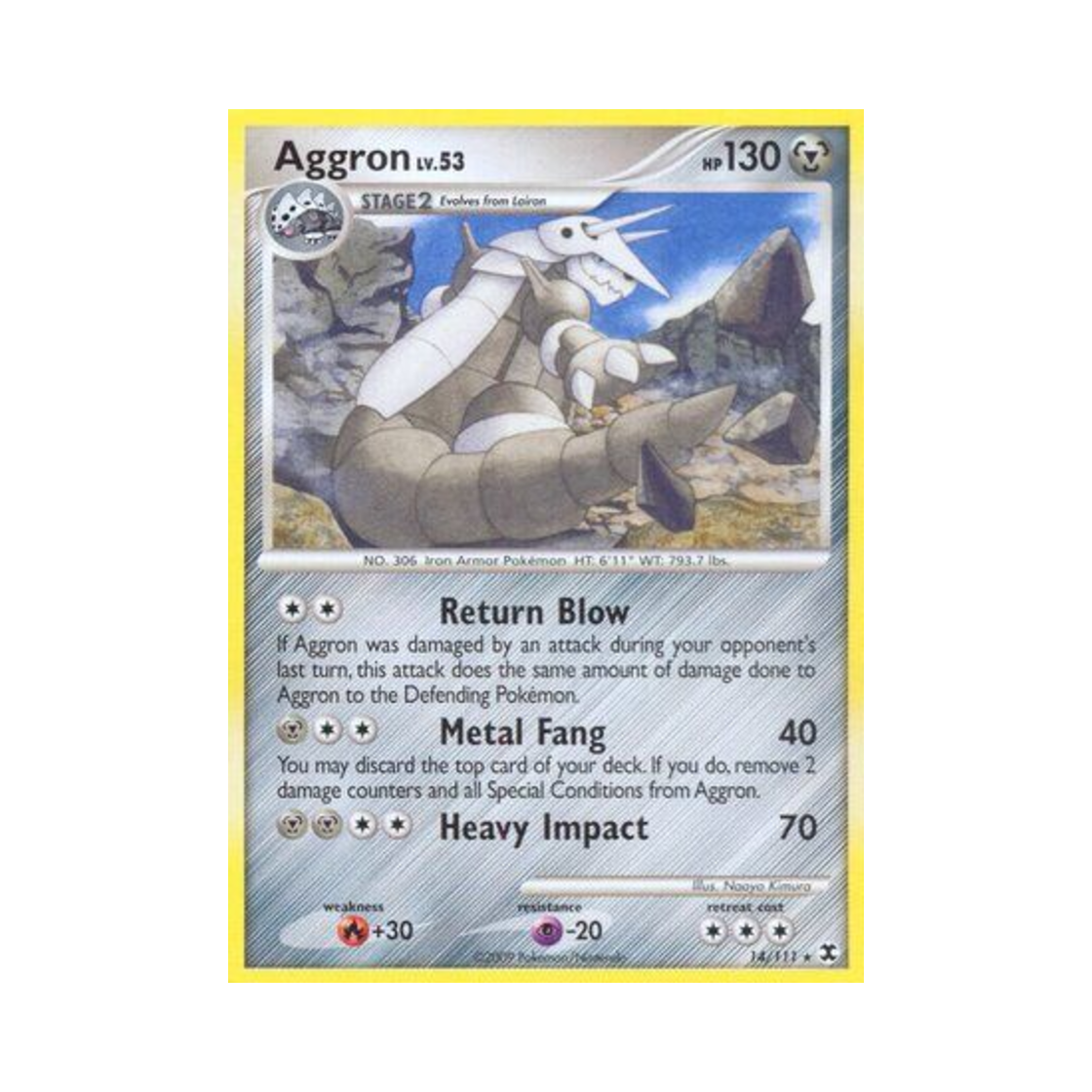 포켓몬 TCG 보스로라 R 라이징 라이벌스 (영문판)(Pokemon TCG Aggron R Rising Rivals (English Ver.)) - 1