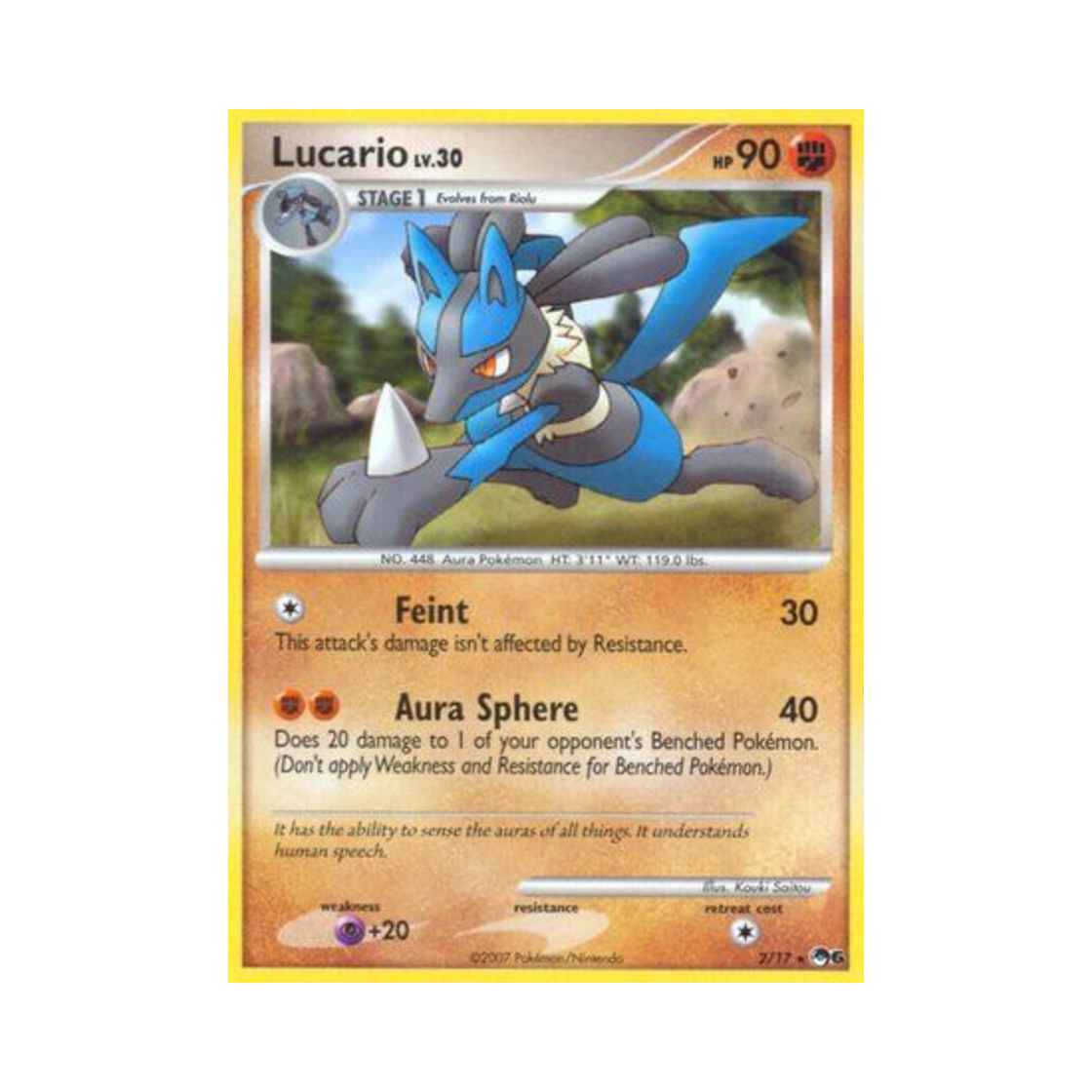 포켓몬 TCG 루카리오 R 팝 시리즈 6 (영문판)(Pokemon TCG Lucario R POP Series 6 (English Ver.)) - 1