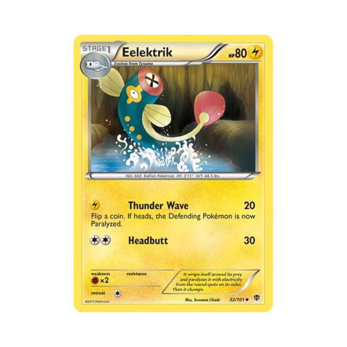 포켓몬 TCG 저리릴 U 플라스마 블라스트 (영문판)(Pokemon TCG Eelektrik U Plasma Blast (English Ver.)) - 1