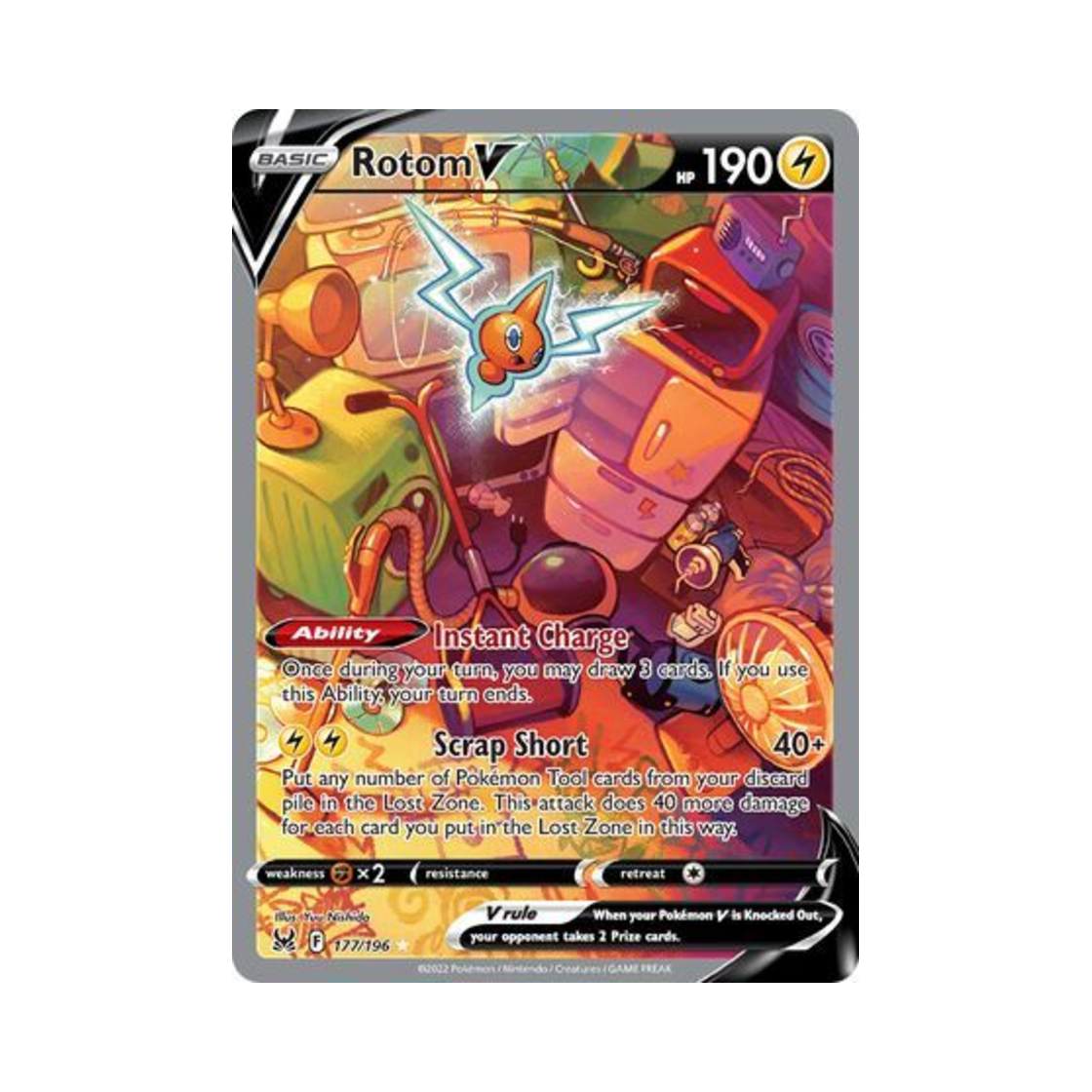 포켓몬 TCG 로토무 V RU 로스트 오리진 (영문판)(Pokemon TCG Rotom V RU Lost Origin (English Ver.)) - 1
