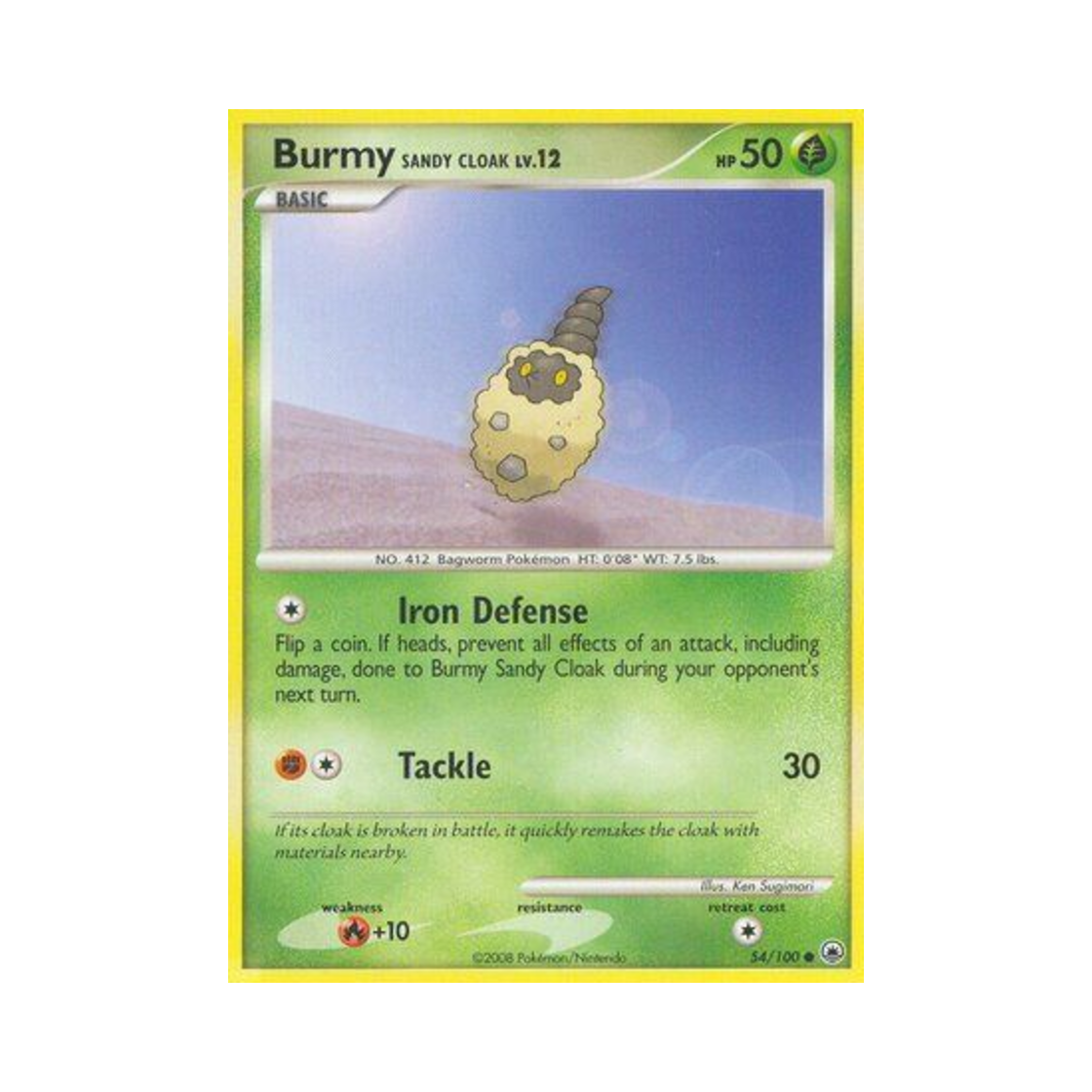 포켓몬 TCG 도롱충이 모래땅도롱 C 마제스티 던 (영문판)(Pokemon TCG Burmy Sandy Cloak C Majestic Dawn (English Ver.)) - 1