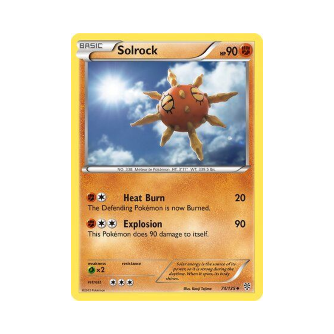 포켓몬 TCG 솔록 U 플라스마 스톰 (영문판)(Pokemon TCG Solrock U Plasma Storm (English Ver.))