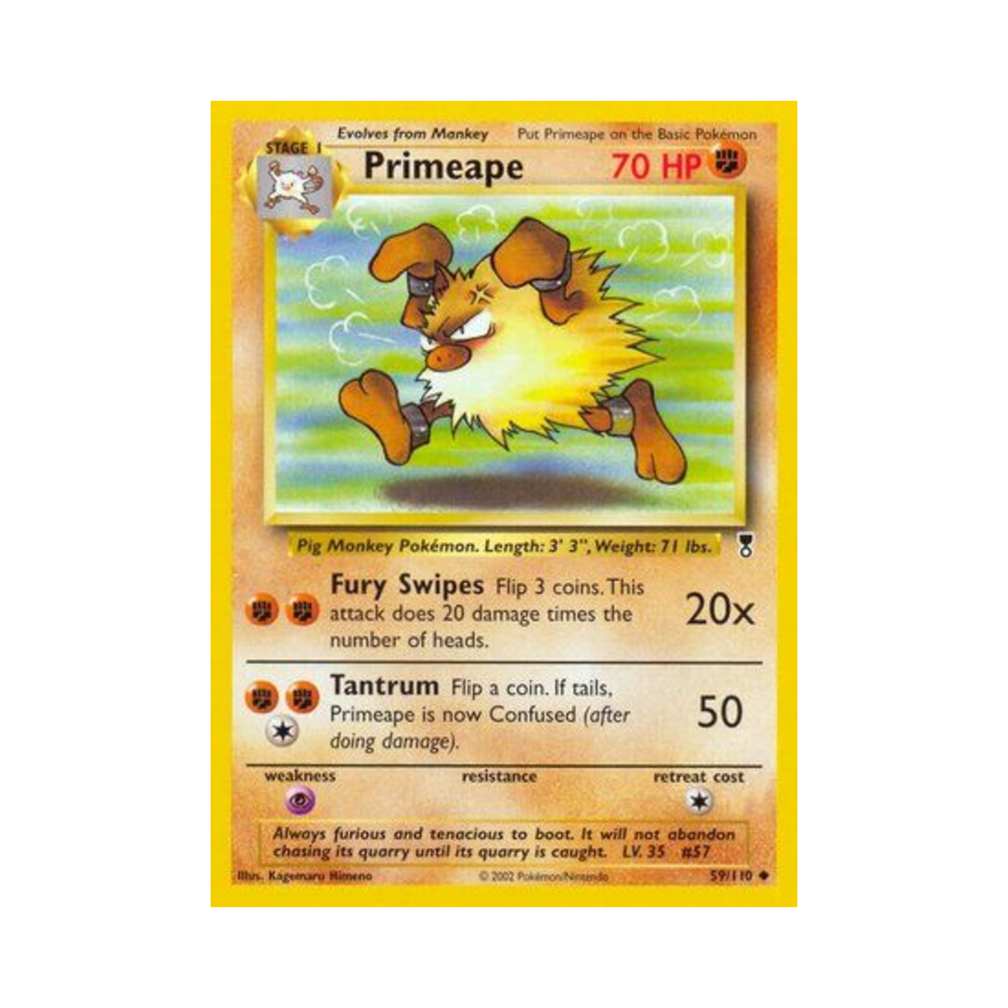 포켓몬 TCG 성원숭 U 레전더리 컬렉션 (영문판)(Pokemon TCG Primeape U Legendary Collection (English Ver.)) - 1