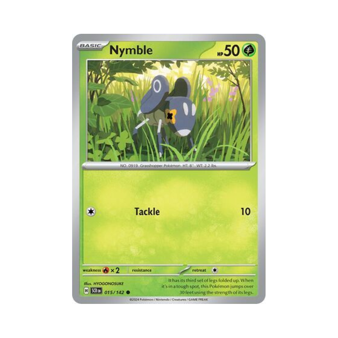 포켓몬 TCG 콩알뚜기 C 스텔라 크라운 (영문판)(Pokemon TCG Nymble C Stellar Crown (English Ver.))