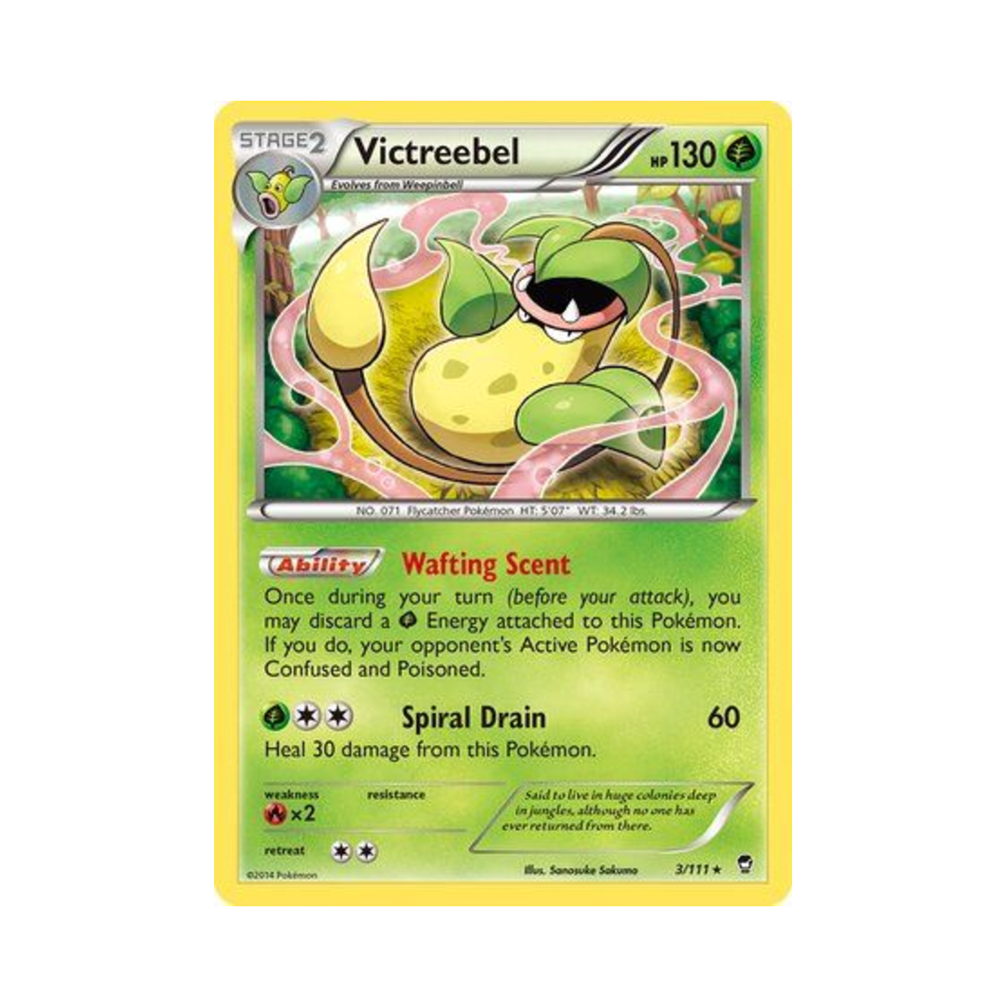 포켓몬 TCG 우츠보트 RH 퓨리어스 피스트 (영문판)(Pokemon TCG Victreebel RH Furious Fists (English Ver.)) - 1