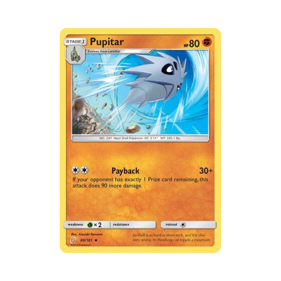 포켓몬 TCG 데기라스 U 팀업 (영문판)(Pokemon TCG Pupitar U Team Up (English Ver.))