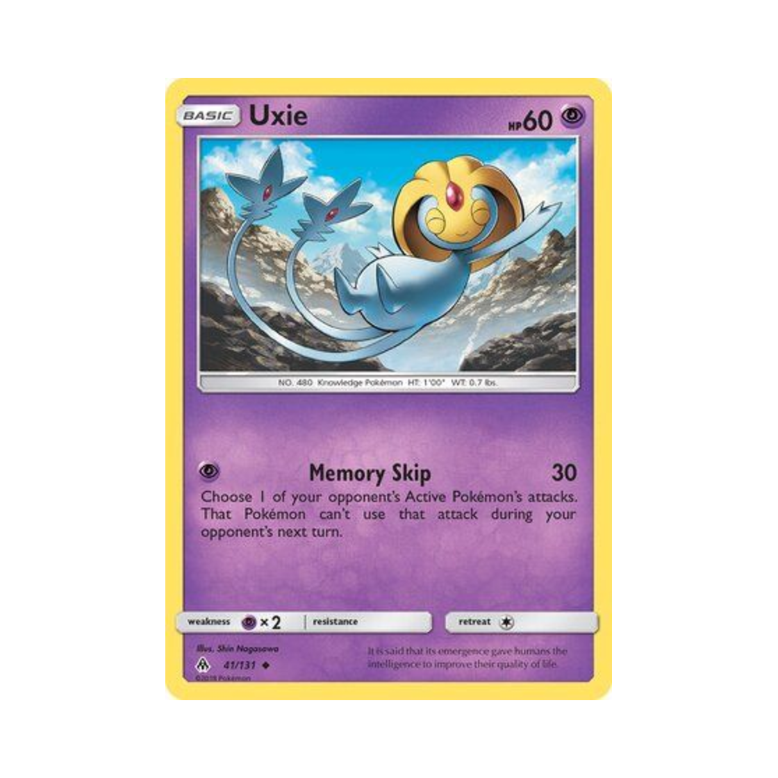 포켓몬 TCG 유크시 U 포비든 라이트 (영문판)(Pokemon TCG Uxie U Forbidden Light (English Ver.)) - 1