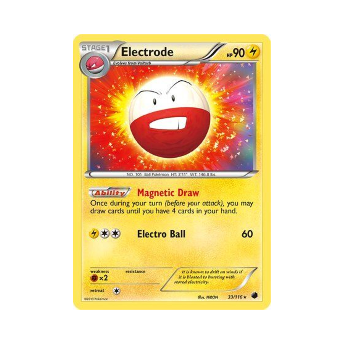 포켓몬 TCG 붐볼 RH 플라스마 프리즈 (영문판)(Pokemon TCG Electrode RH Plasma Freeze (English Ver.)) - 1