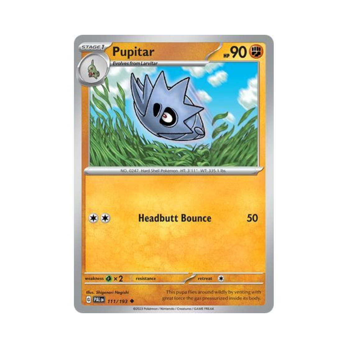 포켓몬 TCG 데기라스 U 팔데아 이볼브드 (영문판)(Pokemon TCG Pupitar U Paldea Evolved (English Ver.)) - 1