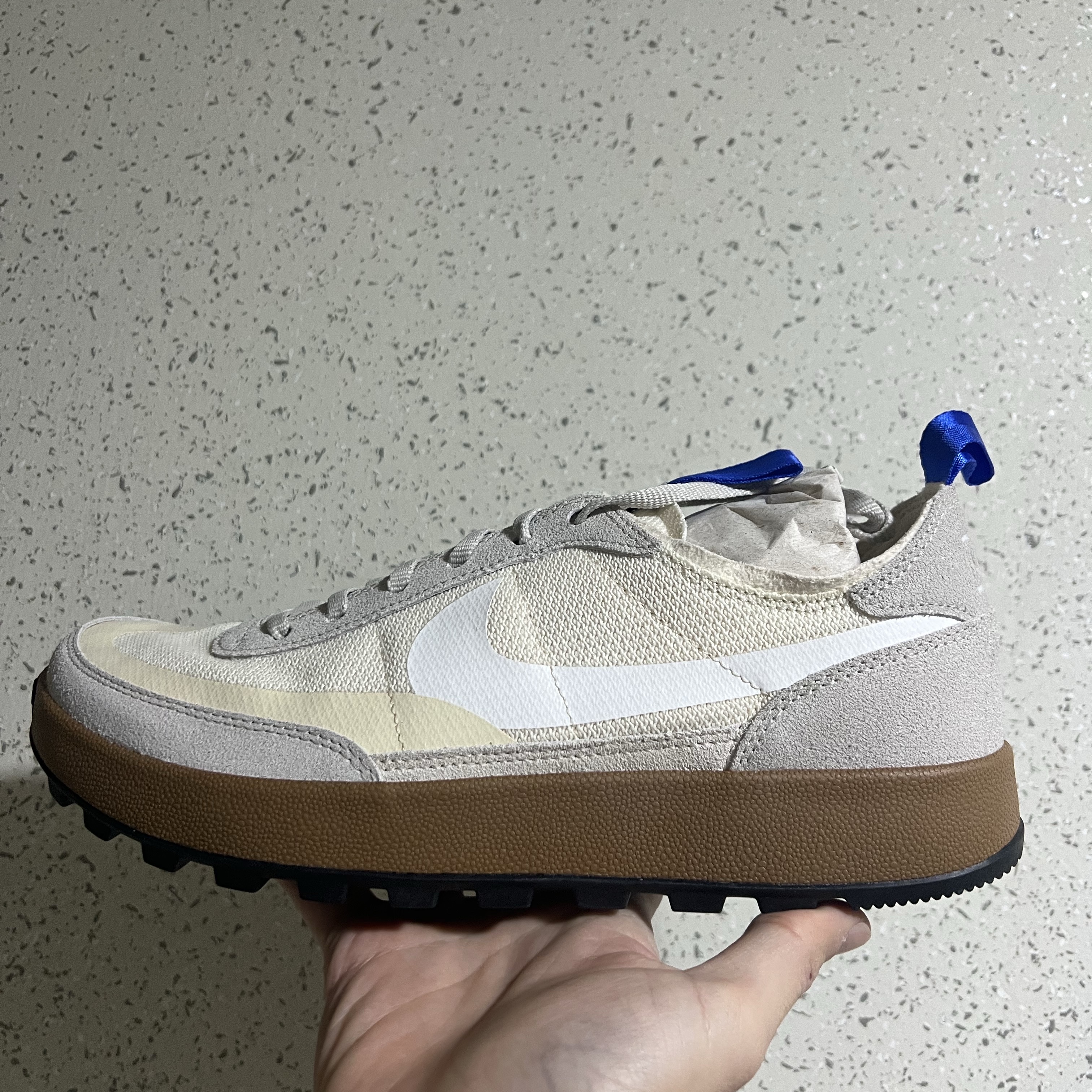 Nike x Tom Sachs General Purpose Shoe Light Cream 착용 스타일 - 1