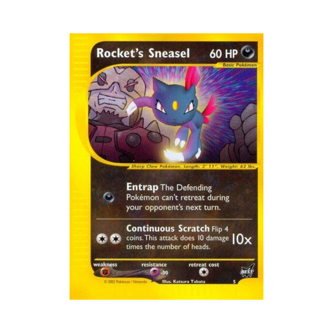 포켓몬 TCG 로켓단의 포푸니 베스트 오브 게임 (영문판)(Pokemon TCG Rocket's Sneasel Best of Game (English Ver.)) - 1