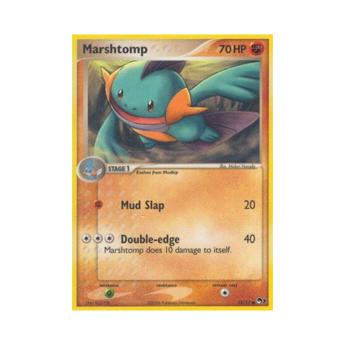 포켓몬 TCG 늪짱이 C 팝 시리즈 3 (영문판)(Pokemon TCG Marshtomp C POP Series 3 (English Ver.)) - 1