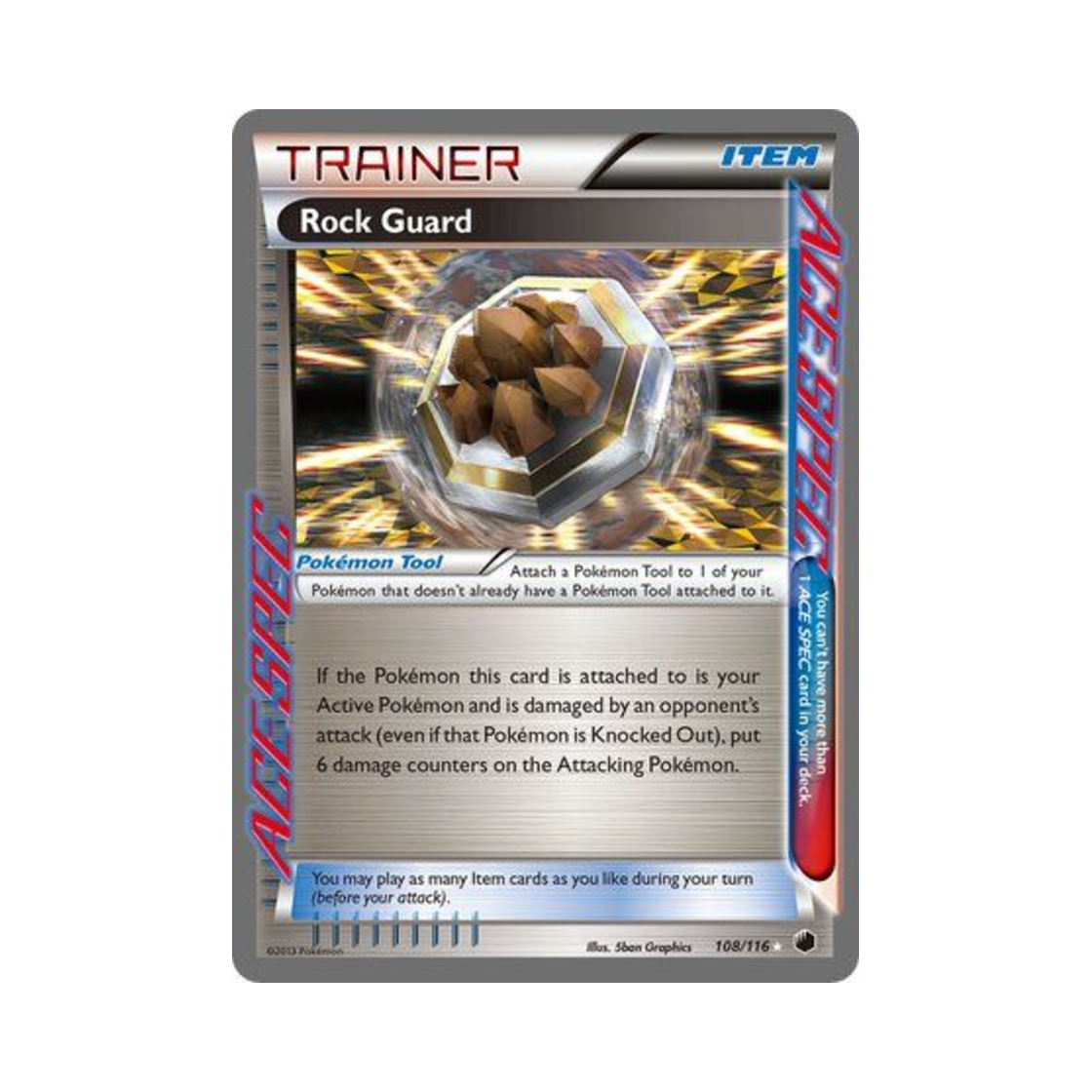 포켓몬 TCG 록가드 RA 플라스마 프리즈 (영문판)(Pokemon TCG Rock Guard RA Plasma Freeze (English Ver.)) - 1