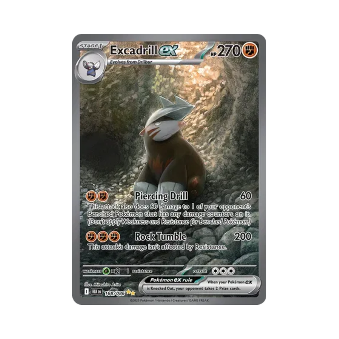 포켓몬 TCG 몰드류 ex SIR 블랙볼트 (영문판)(Pokemon TCG Excadrill ex SIR Black Bolt (English Ver.)) - 1