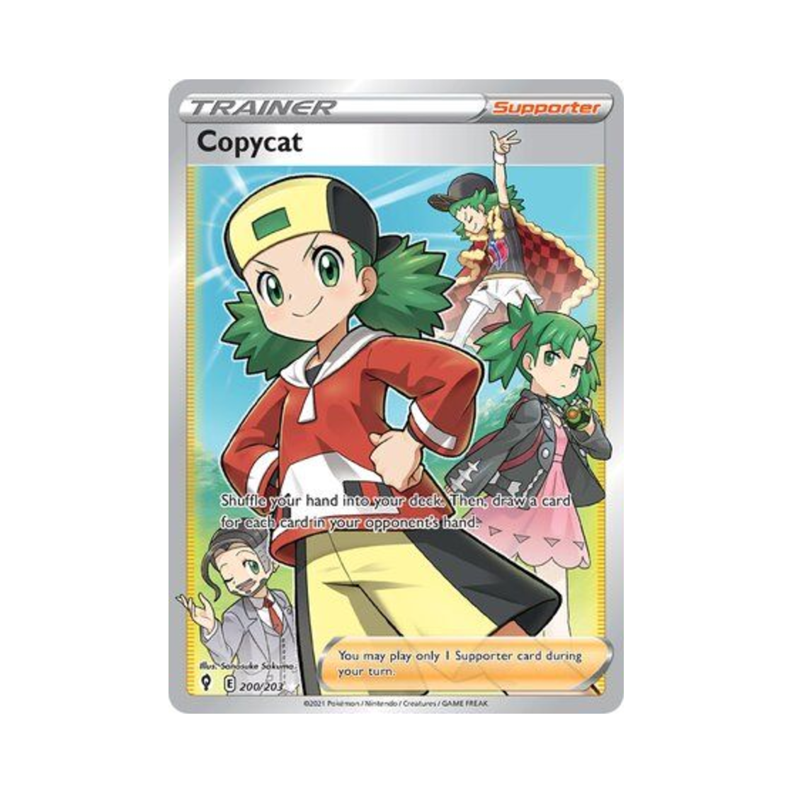 포켓몬 TCG 흉내내기 아가씨 RU 이볼빙 스카이즈 (영문판)(Pokemon TCG Copycat RU Evolving Skies (English Ver.))