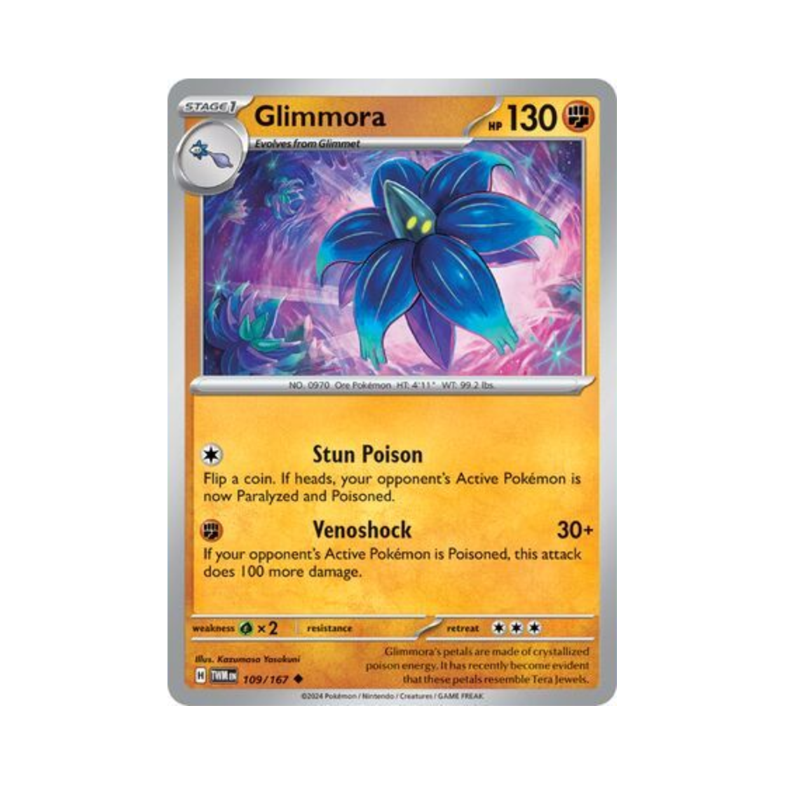 포켓몬 TCG 킬라플로르 U 트와일라잇 마스커레이드 (영문판)(Pokemon TCG Glimmora U Twilight Masquerade (English Ver.)) - 1