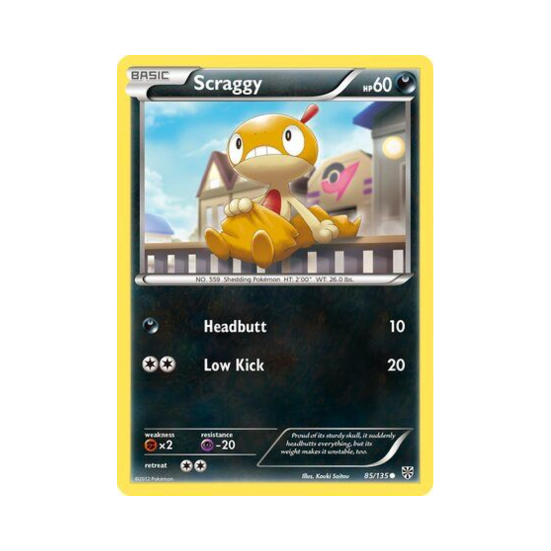 포켓몬 TCG 곤율랭 C 플라스마 스톰 (영문판)(Pokemon TCG Scraggy C Plasma Storm (English Ver.)) - 1