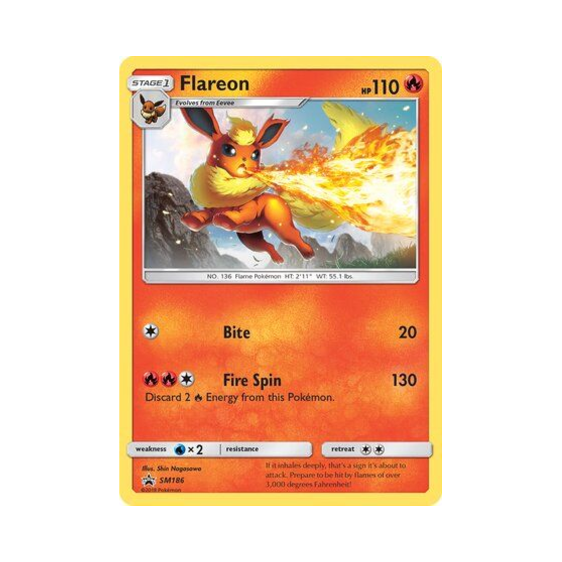 포켓몬 TCG 부스터 P 썬 & 문 프로모카드 (영문판)(Pokemon TCG Flareon P Sun & Moon Promos (English Ver.)) - 1