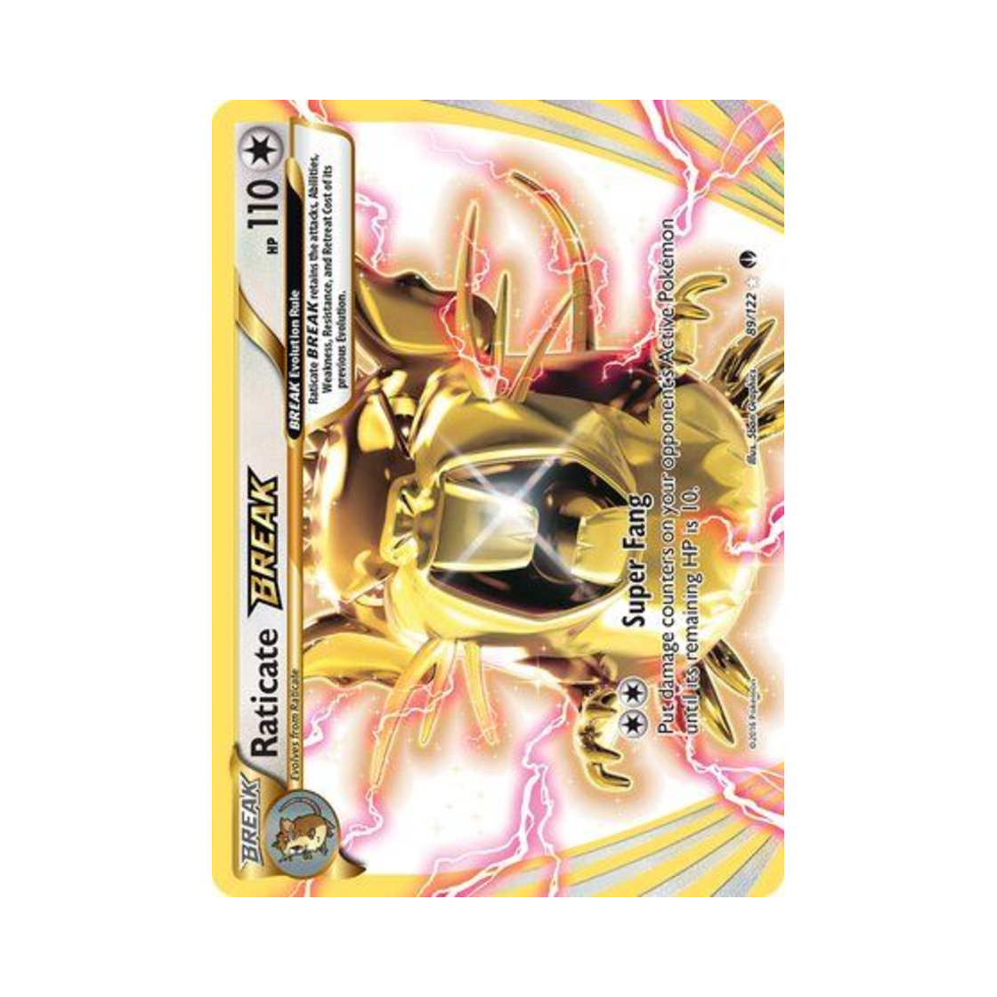 포켓몬 TCG 레트라 BREAK RB 브레이크포인트 (영문판)(Pokemon TCG Raticate BREAK RB BREAKpoint (English Ver.))