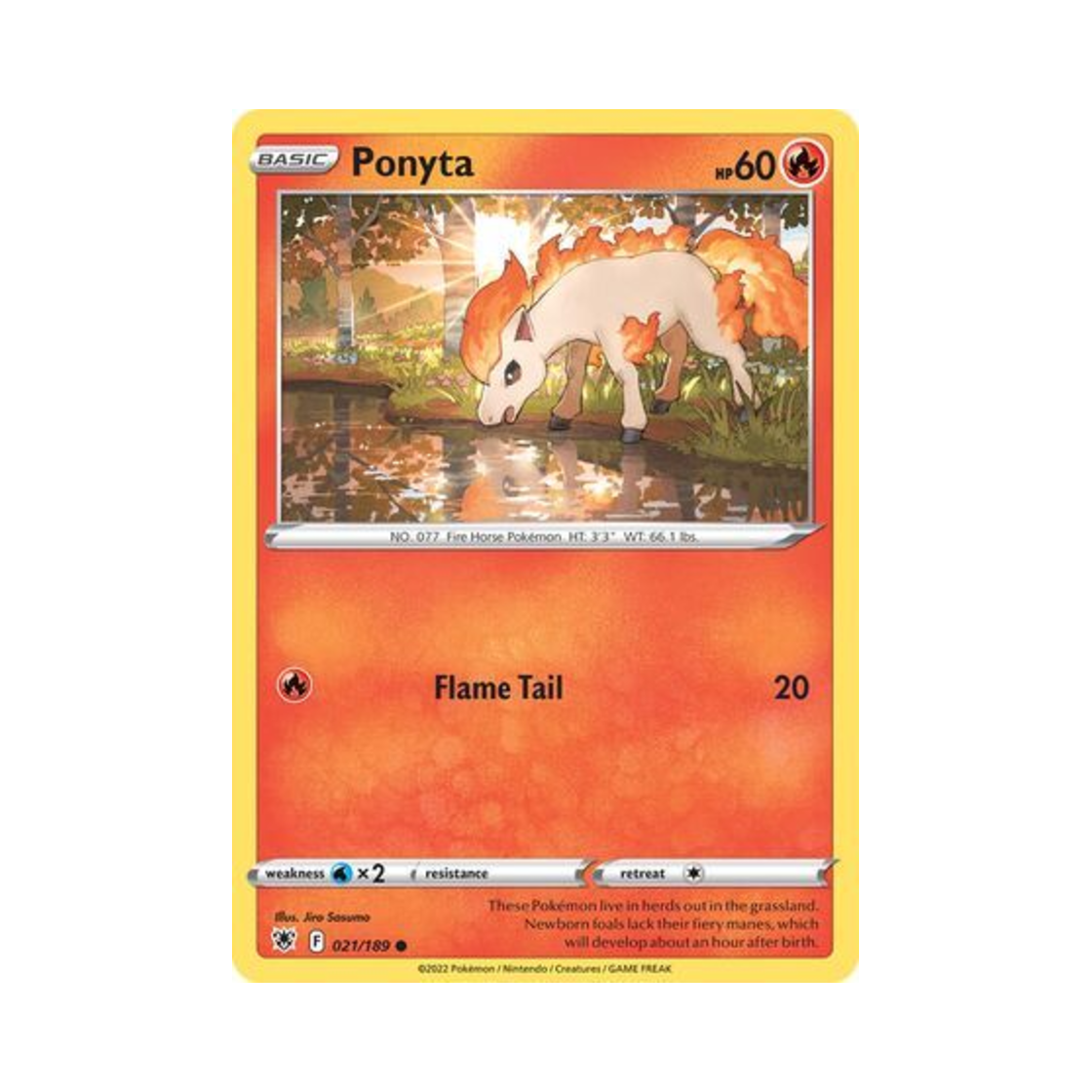 포켓몬 TCG 포니타 C 아스트랄 레디안스 (영문판)(Pokemon TCG Ponyta C Astral Radiance (English Ver.)) - 1
