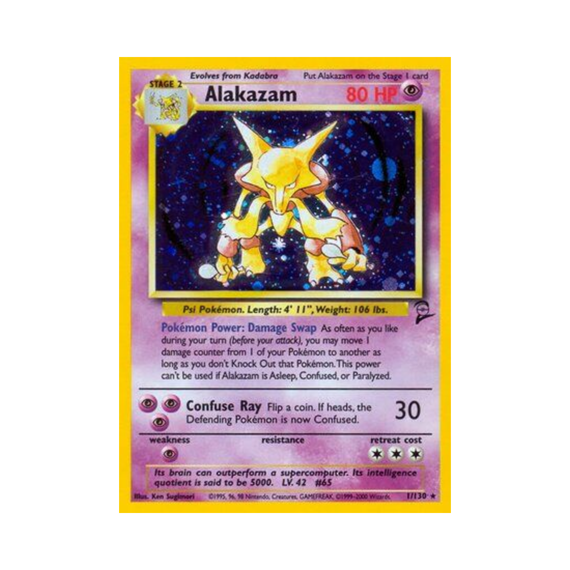 포켓몬 TCG 후딘 베이스 세트 2 (영문판)(Pokemon TCG Alakazam Base Set 2 (English Ver.)) - 1
