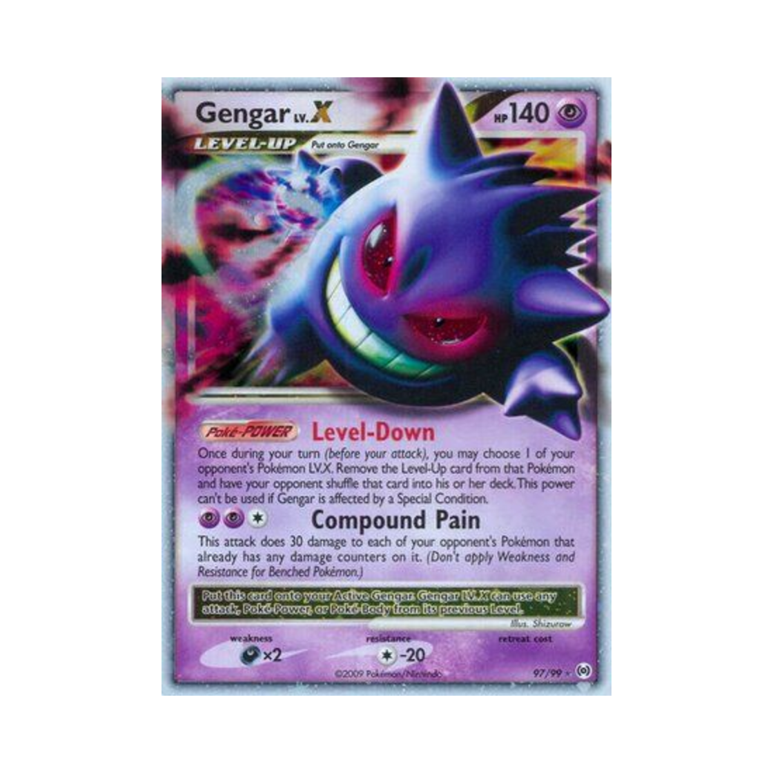 포켓몬 TCG 팬텀 LV.X RHL 아르세우스 (영문판)(Pokemon TCG Gengar LV.X RHL Arceus (English Ver.)) - 1