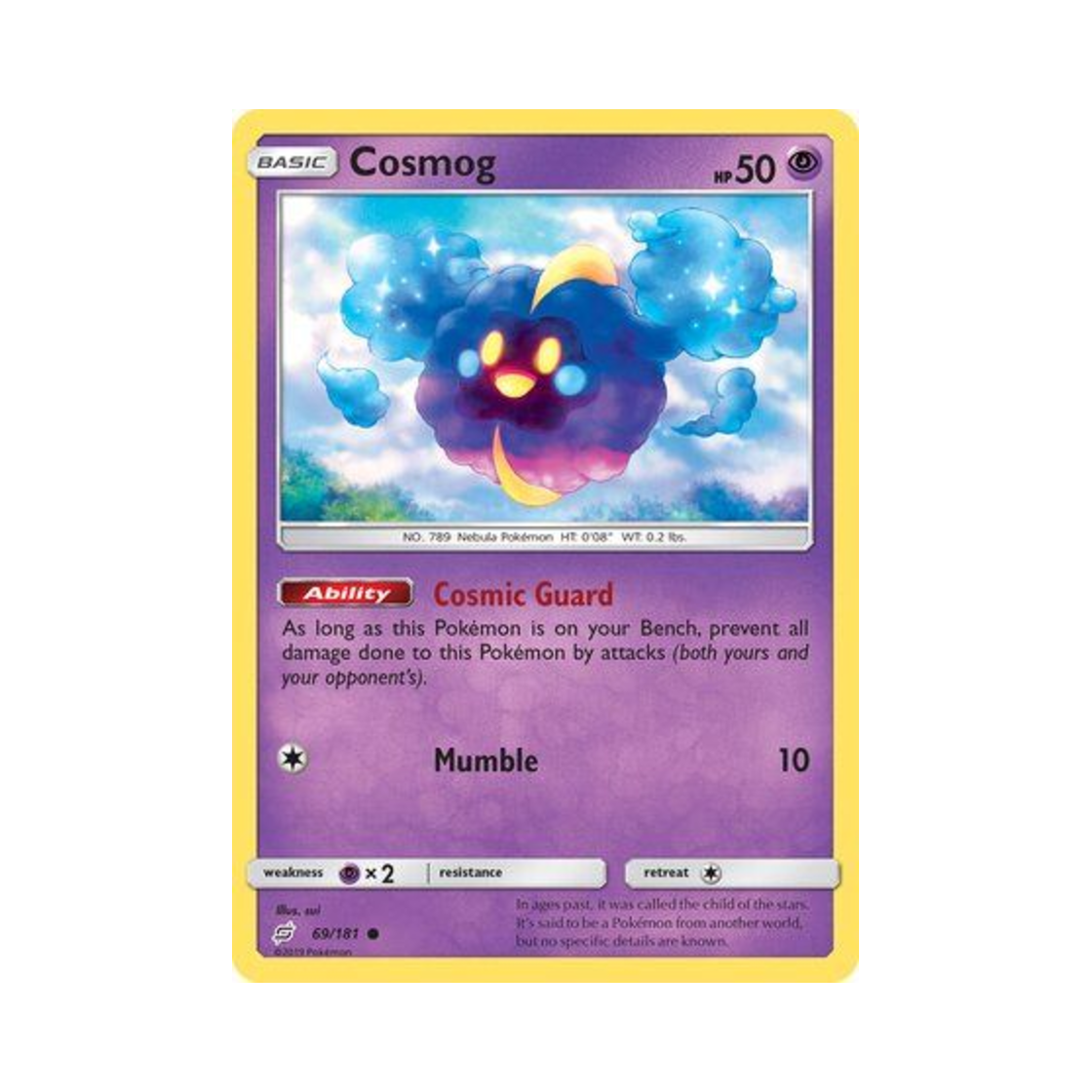 포켓몬 TCG 코스모그 C 팀업 (영문판)(Pokemon TCG Cosmog C Team Up (English Ver.)) - 1