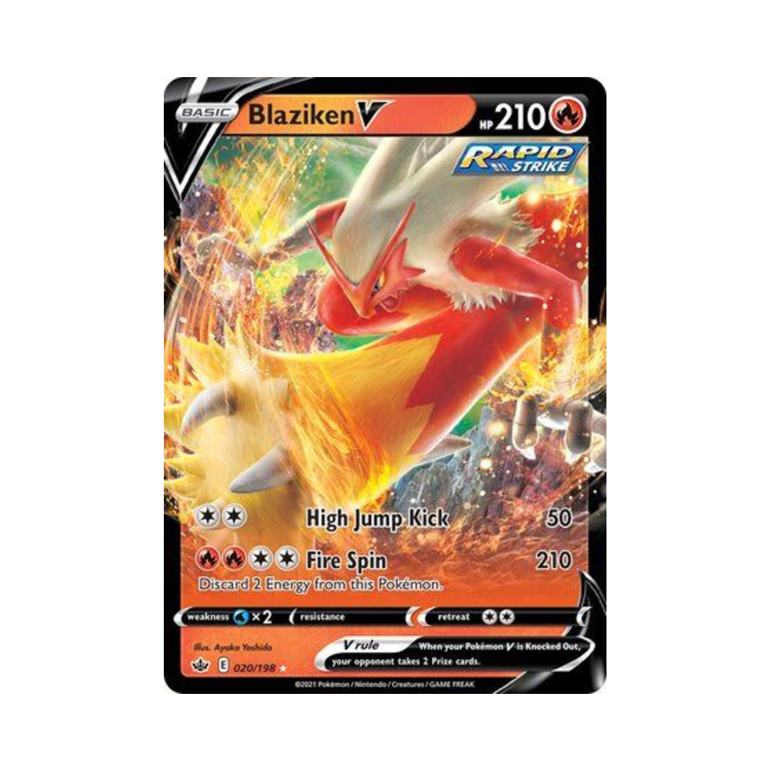 포켓몬 TCG 번치코 V HRV 칠링 레인 (영문판)(Pokemon TCG Blaziken V HRV Chilling Reign (English Ver.)) - 1