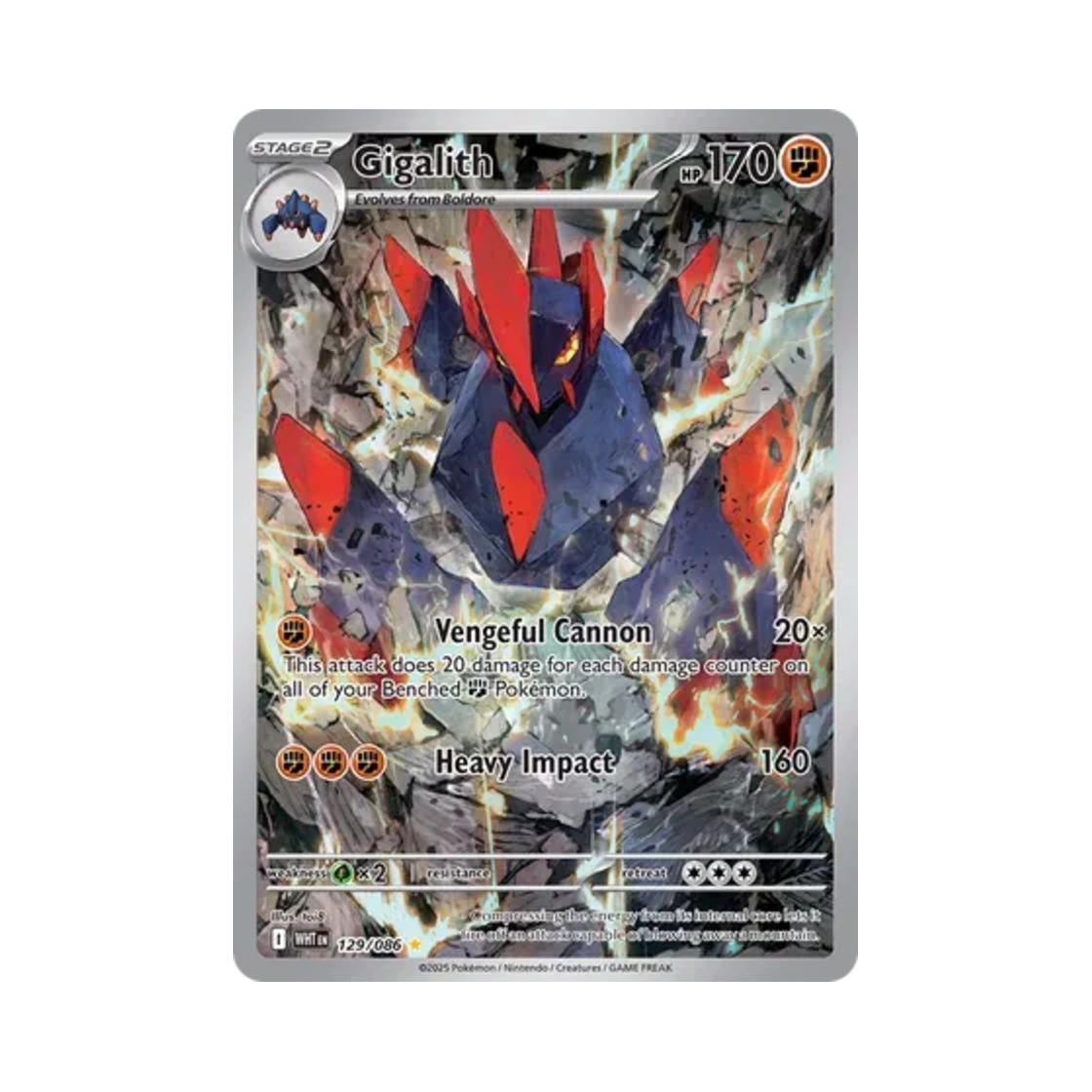 포켓몬 TCG 기가이어스 IR 화이트플레어 (영문판)(Pokemon TCG Gigalith IR White Flare (English Ver.)) - 1