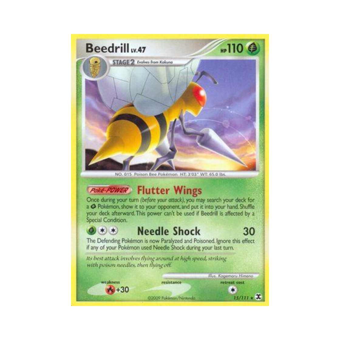 포켓몬 TCG 독침붕 R 라이징 라이벌스 (영문판)(Pokemon TCG Beedrill R Rising Rivals (English Ver.)) - 1