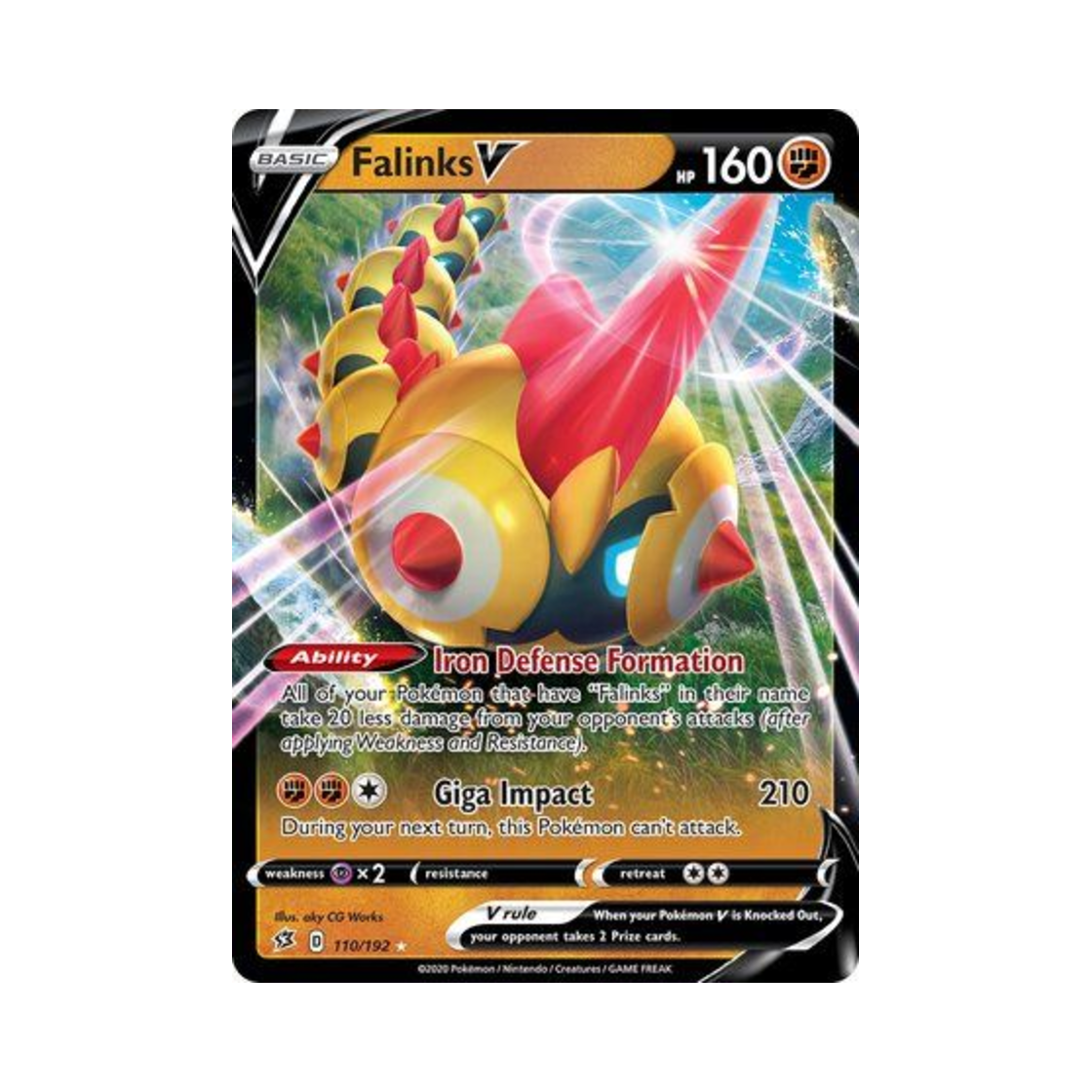 포켓몬 TCG 대여르 V HRV 레벌 크래시 (영문판)(Pokemon TCG Falinks V HRV Rebel Clash (English Ver.))