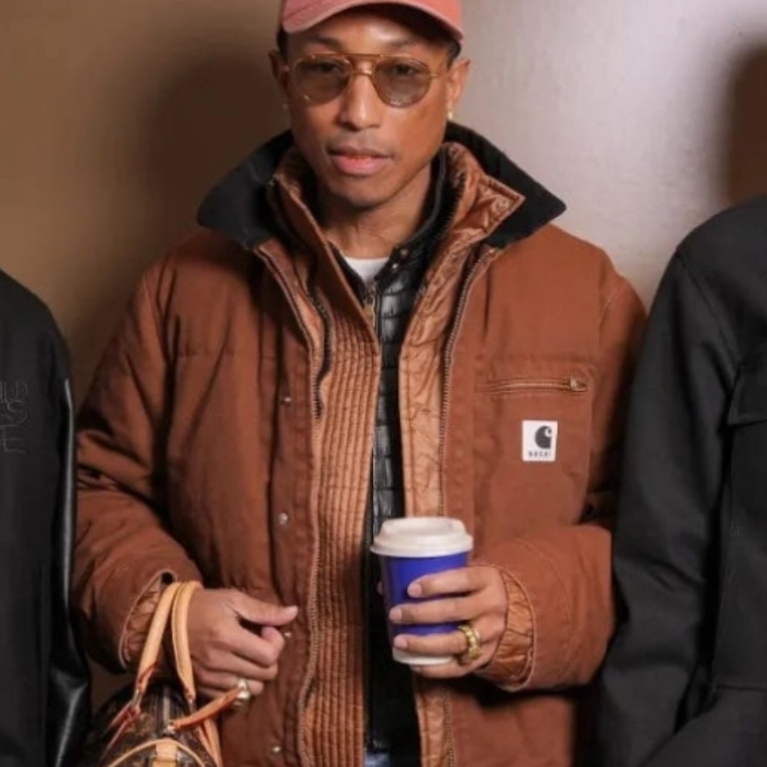 Sacai x Carhartt WIP Washed Duck Puffer Jacket Dark Beige 착용 스타일